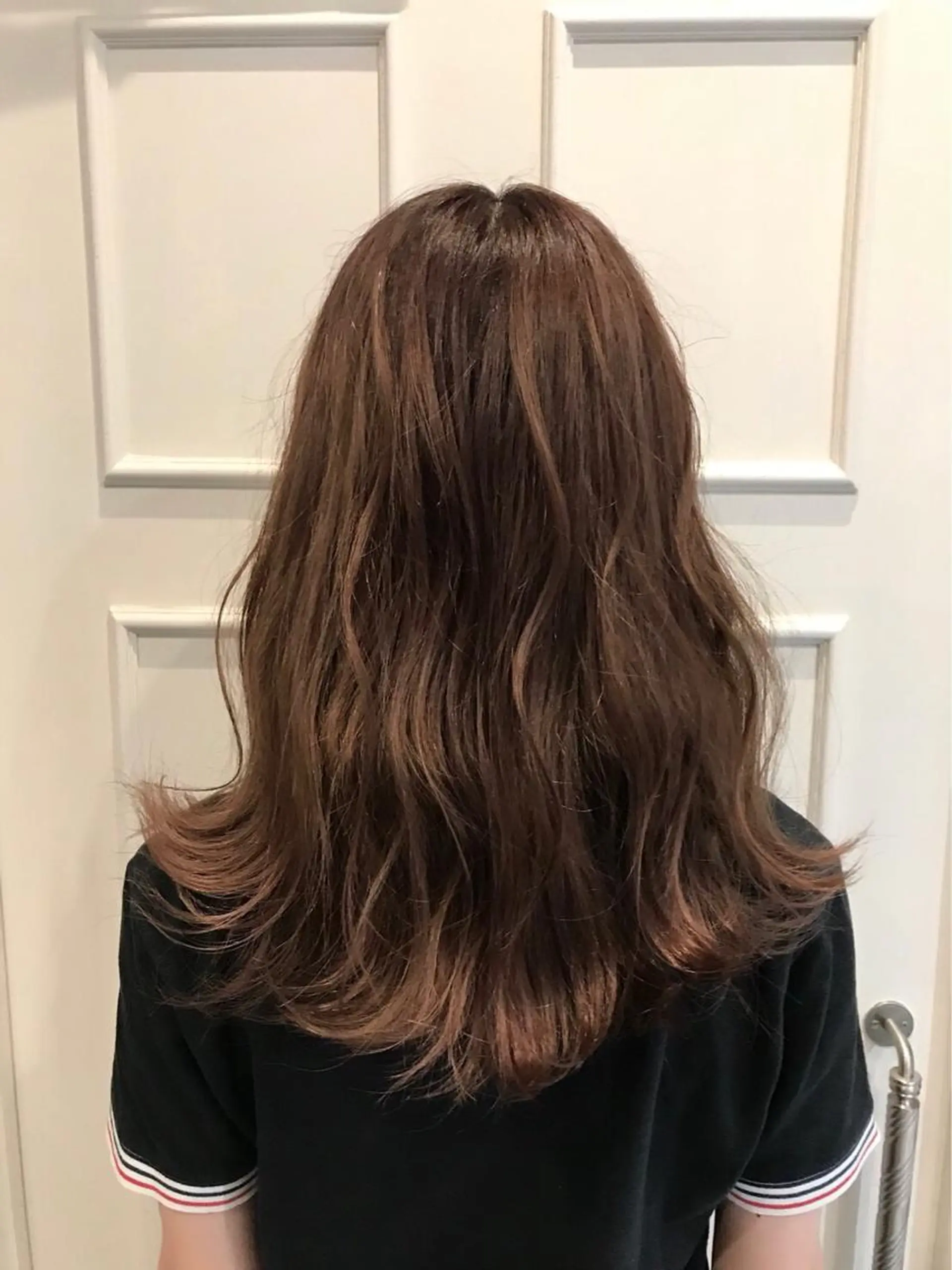 セミロング カラー ベージュカラー 💈Blanco💈 カラー&ケア🌈のヘアスタイル