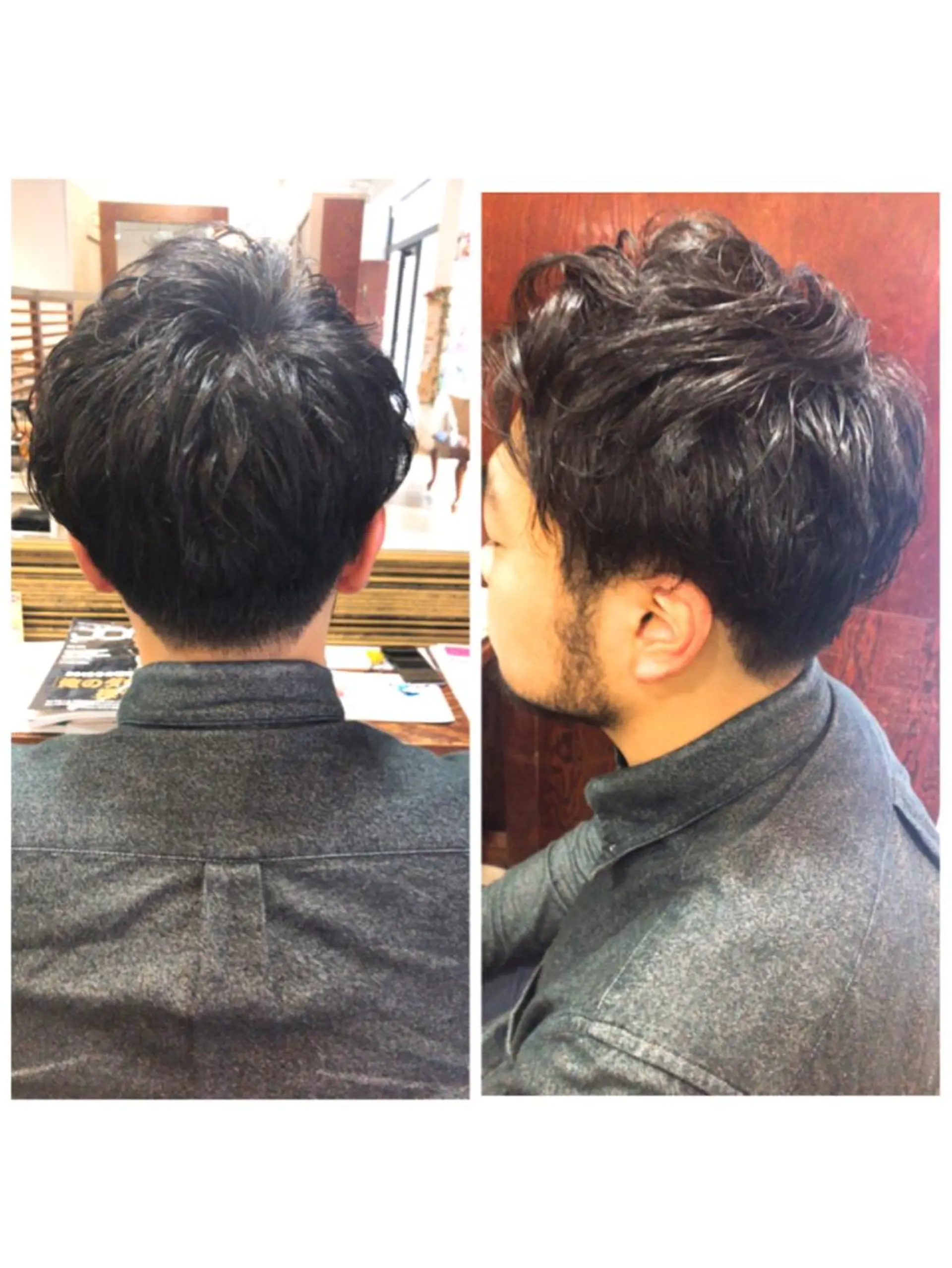パーマ メンズ メンズパーマ カット パーマ 品田 真里のヘアスタイル