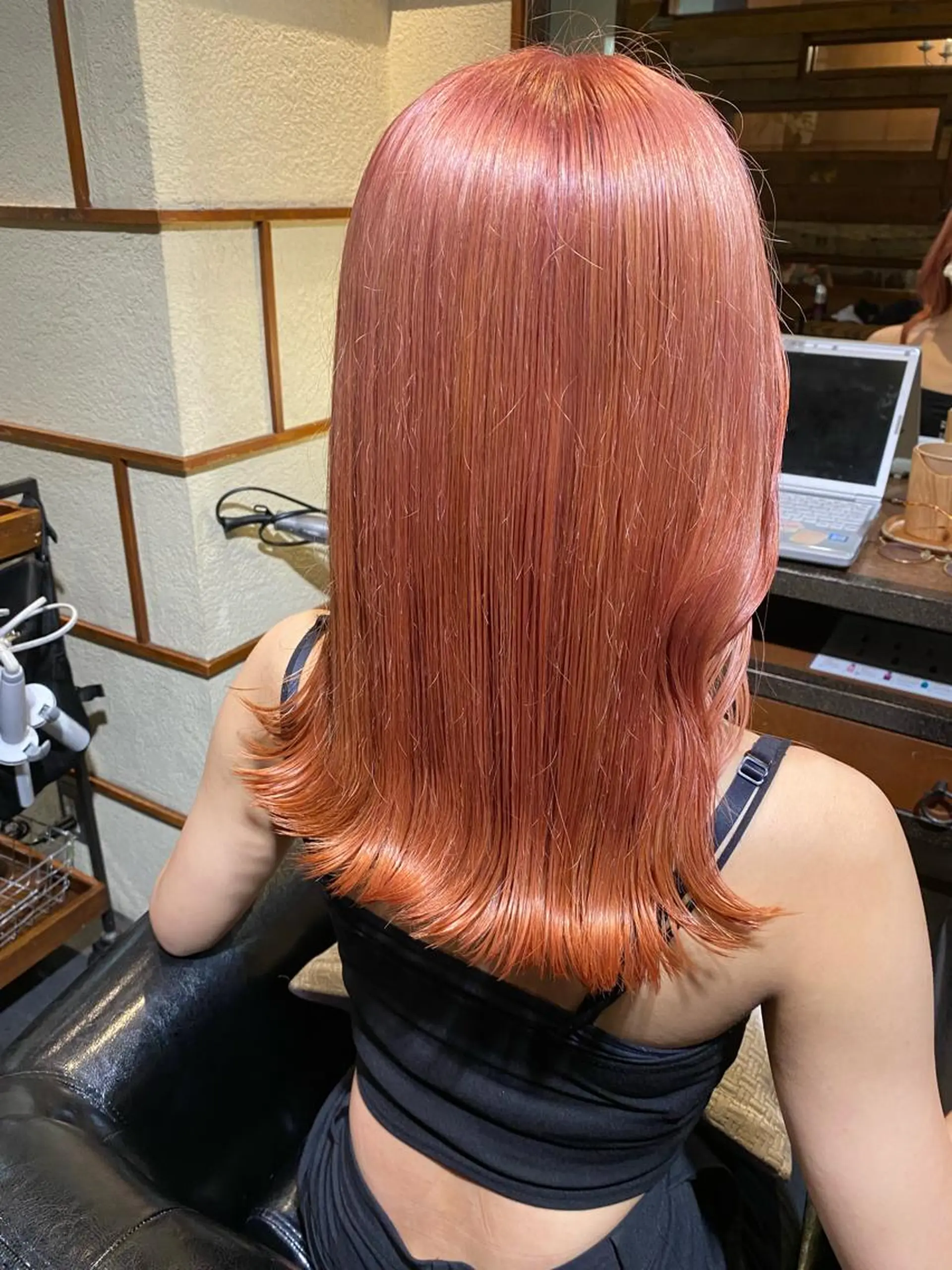 ロング ヘアカラー 白井 雅美のヘアスタイル
