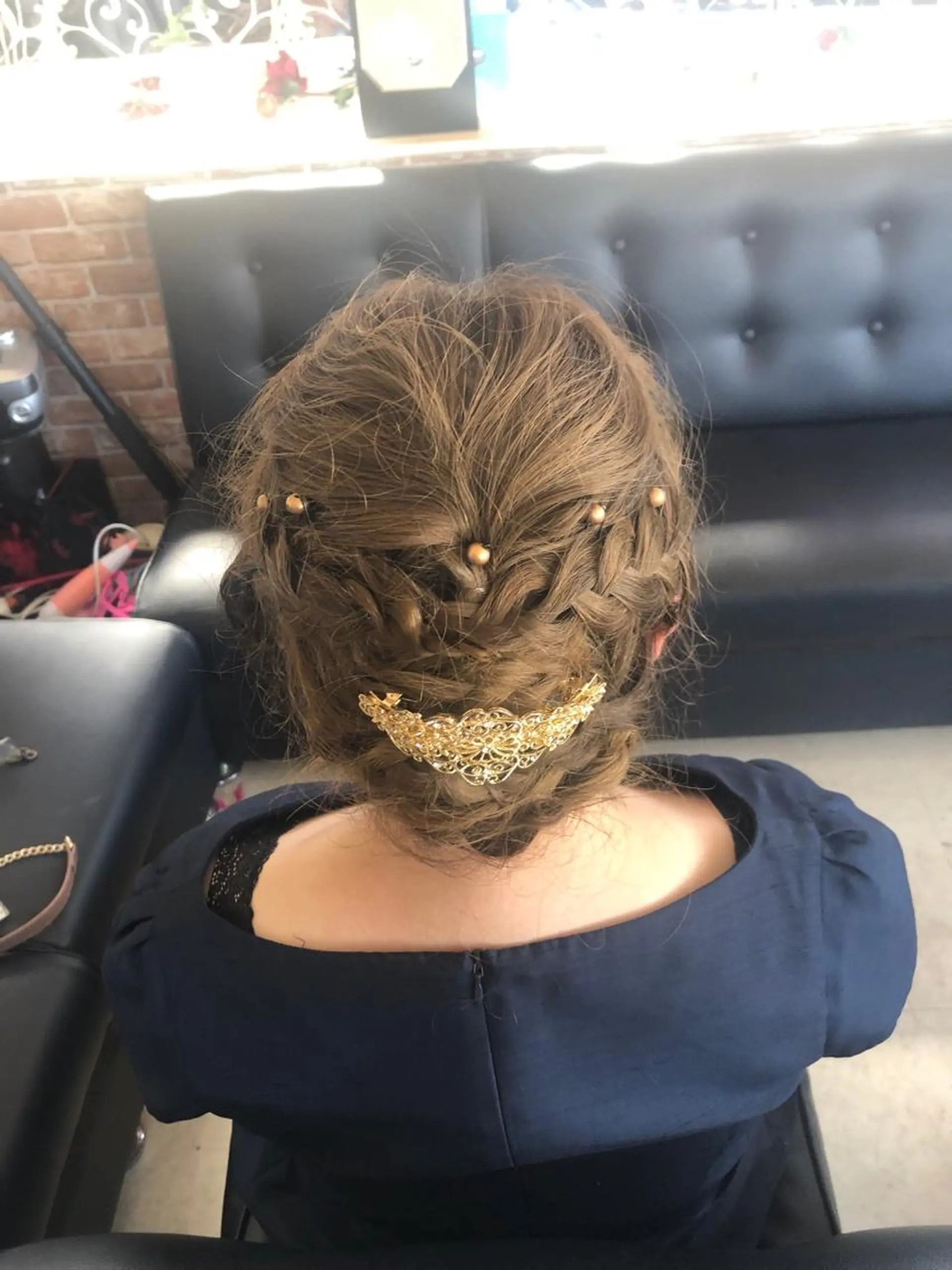 ロング カラー パーマ ヘアアレンジ メンズ キッズ ネイル マツエク・マツパ 銀河 ティンガーラのヘアスタイル