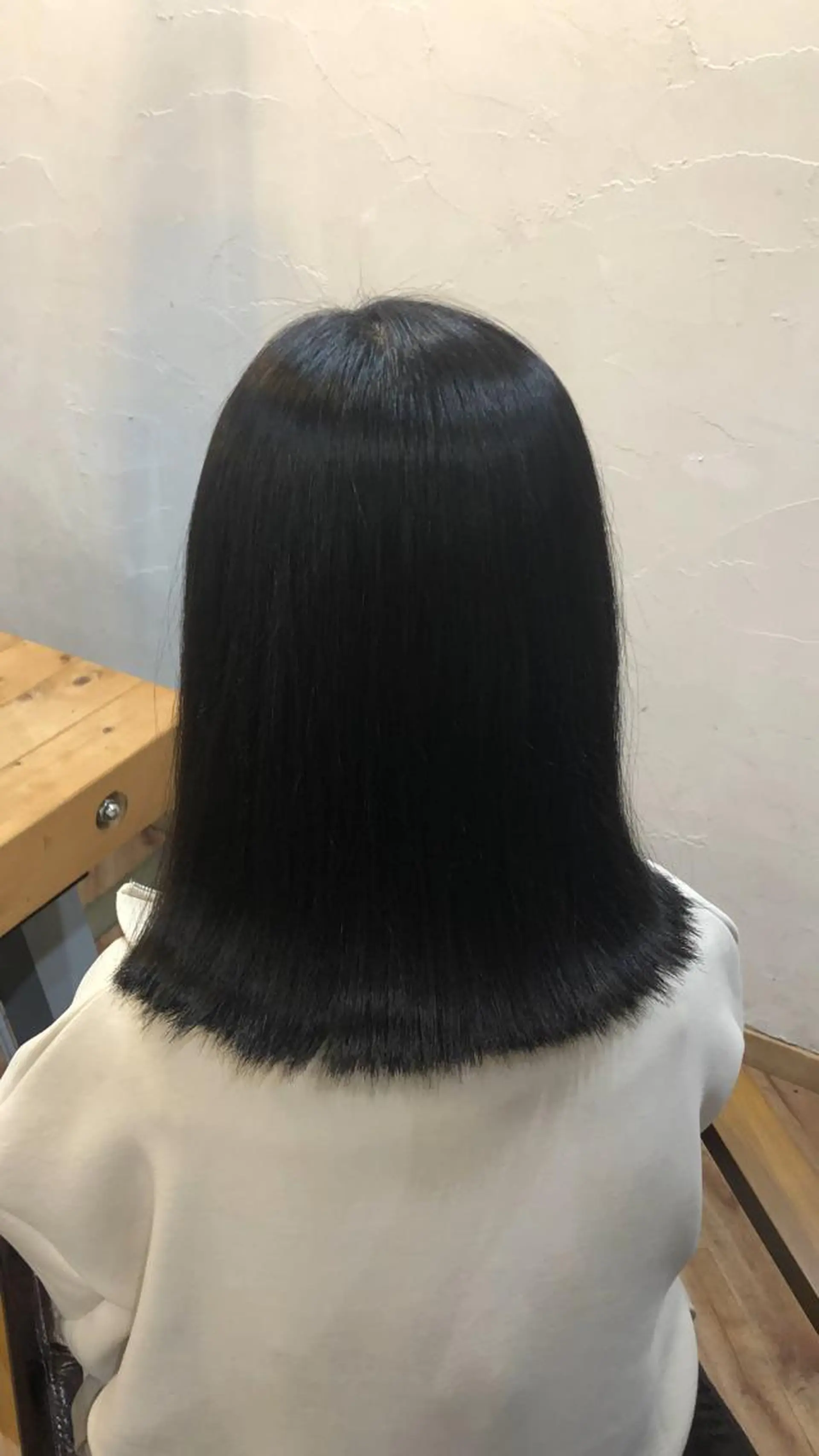 ミディアム パーマ little広島所属・【縮毛矯正】 予約リクエストのみ可のヘアスタイル
