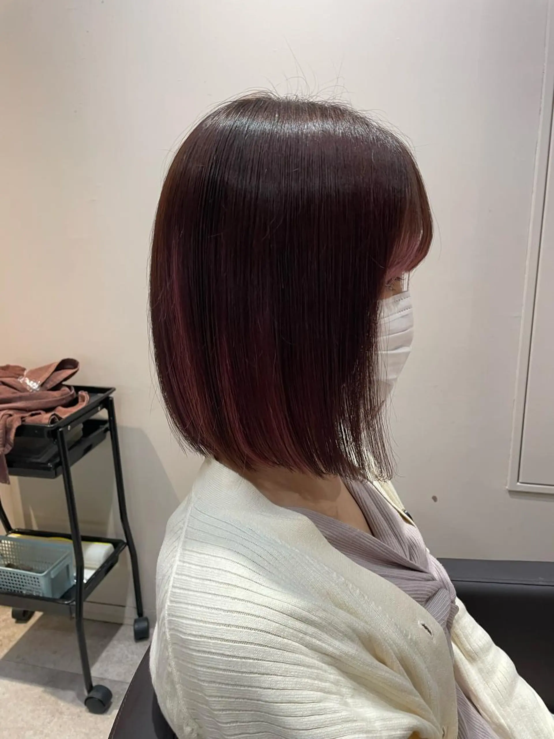 ミディアム カラー カット ヘアカラー トリートメント 👾TAMURA MAAYA👾のヘアスタイル