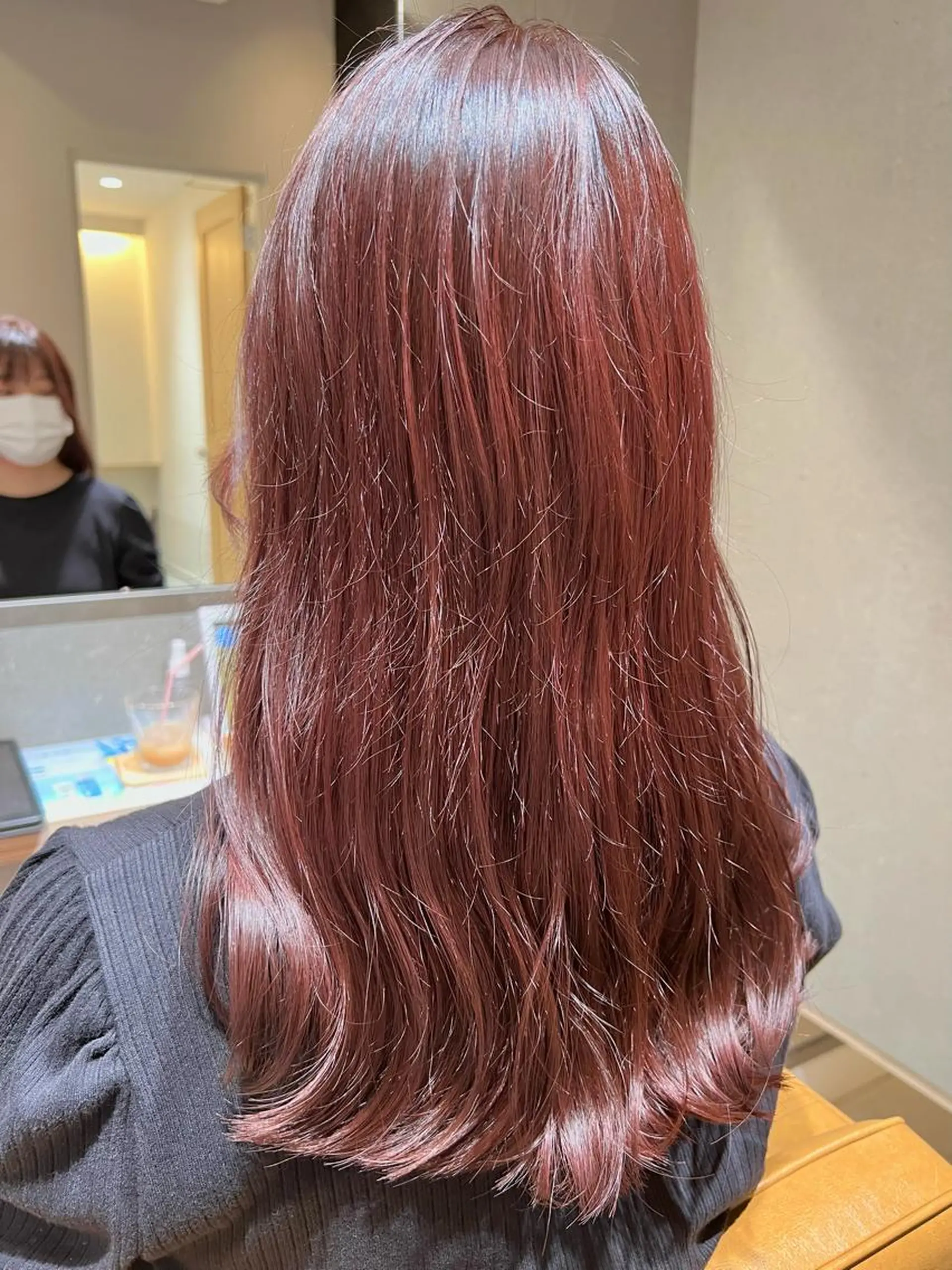 ロング カラー カット ヘアカラー 美髪矯正×艶カラー /中村勇太のヘアスタイル