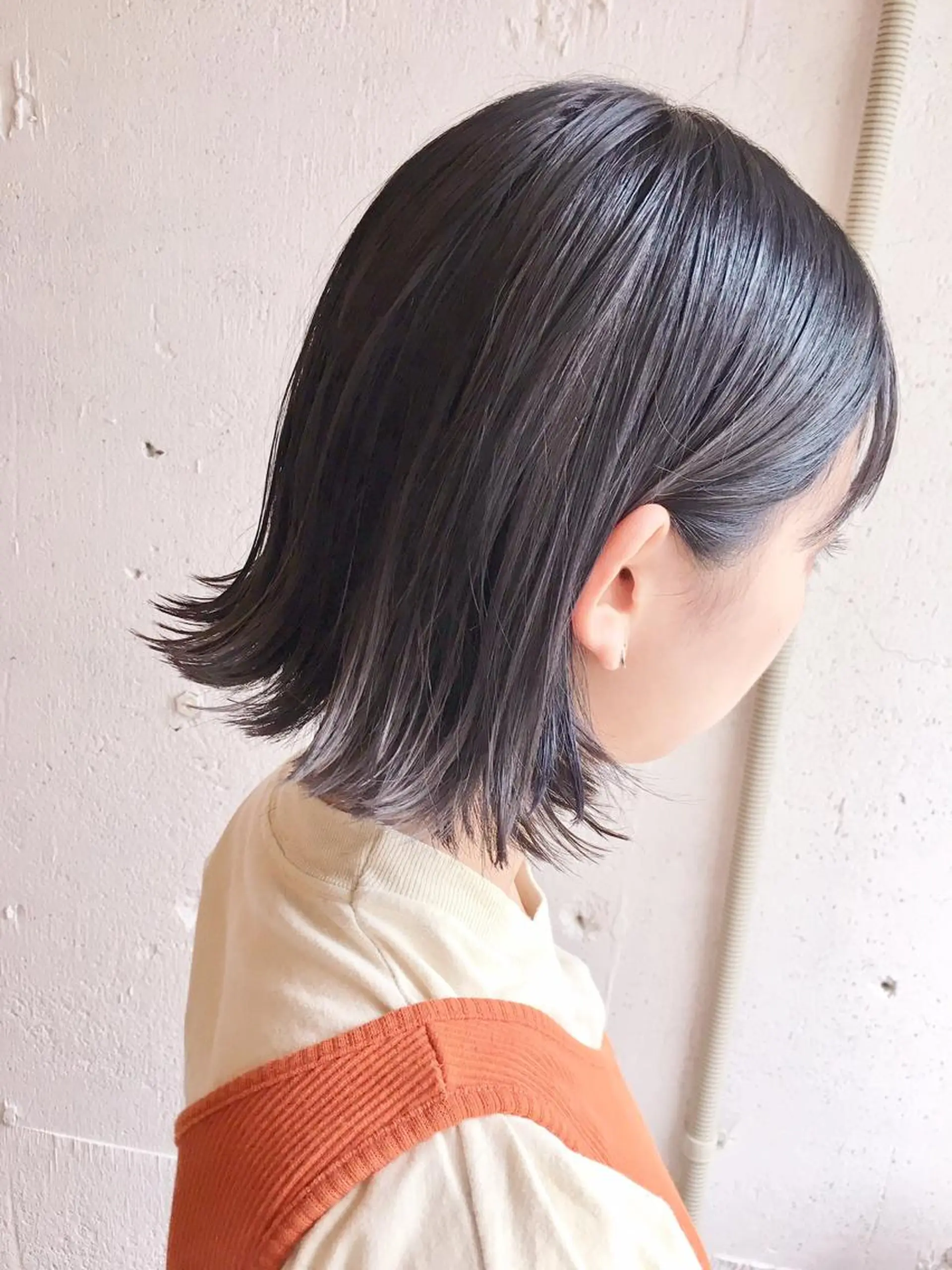 ショート カラー ブルーカラー ブルージュ Fuuu《フゥ》所属・シノザキ シンゴのヘアスタイル