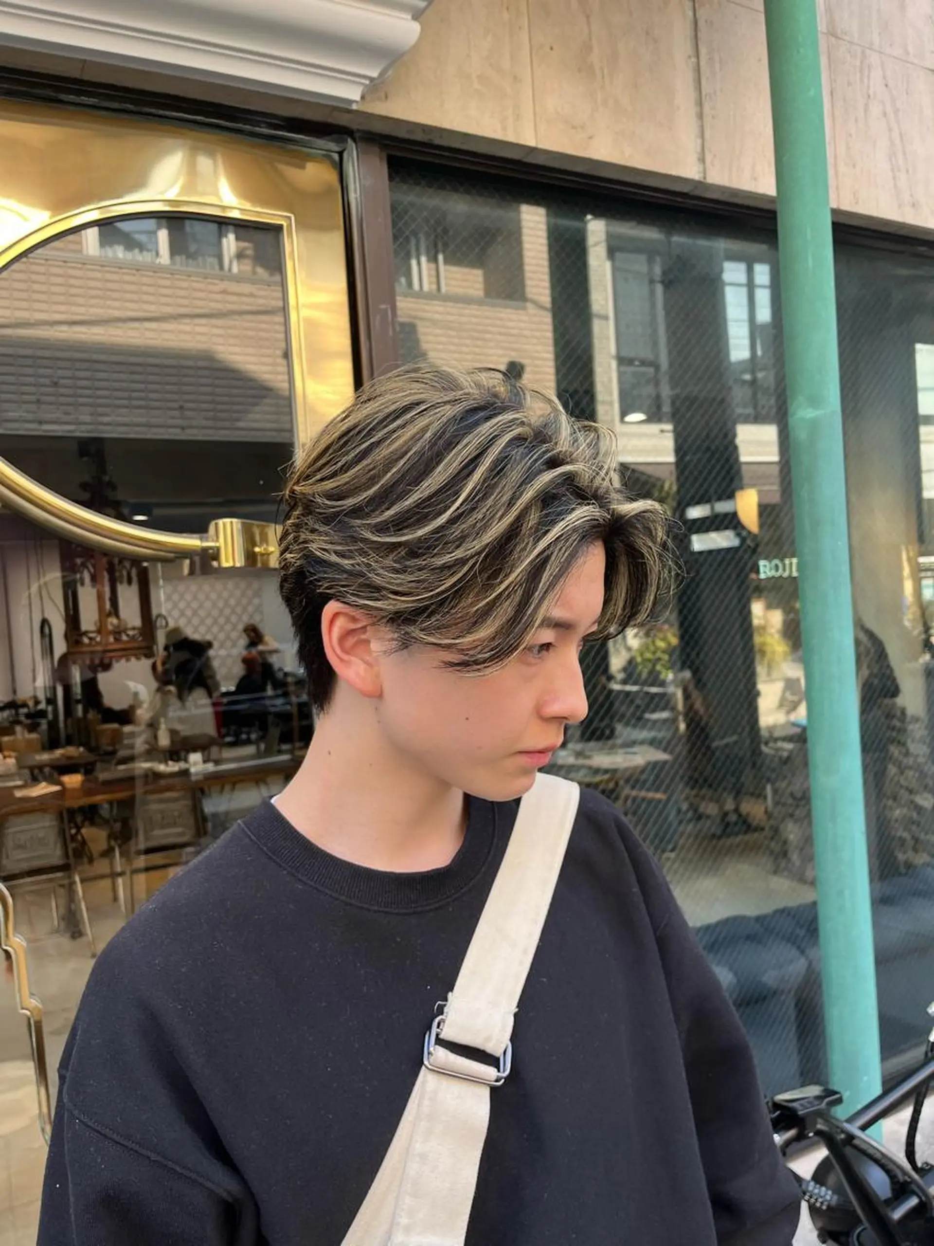 カラー メンズ メンズハイライト ハイライトカラー カット ヘアカラー トリートメント DX所属・✨メンズスタイル✨ Daiのヘアスタイル