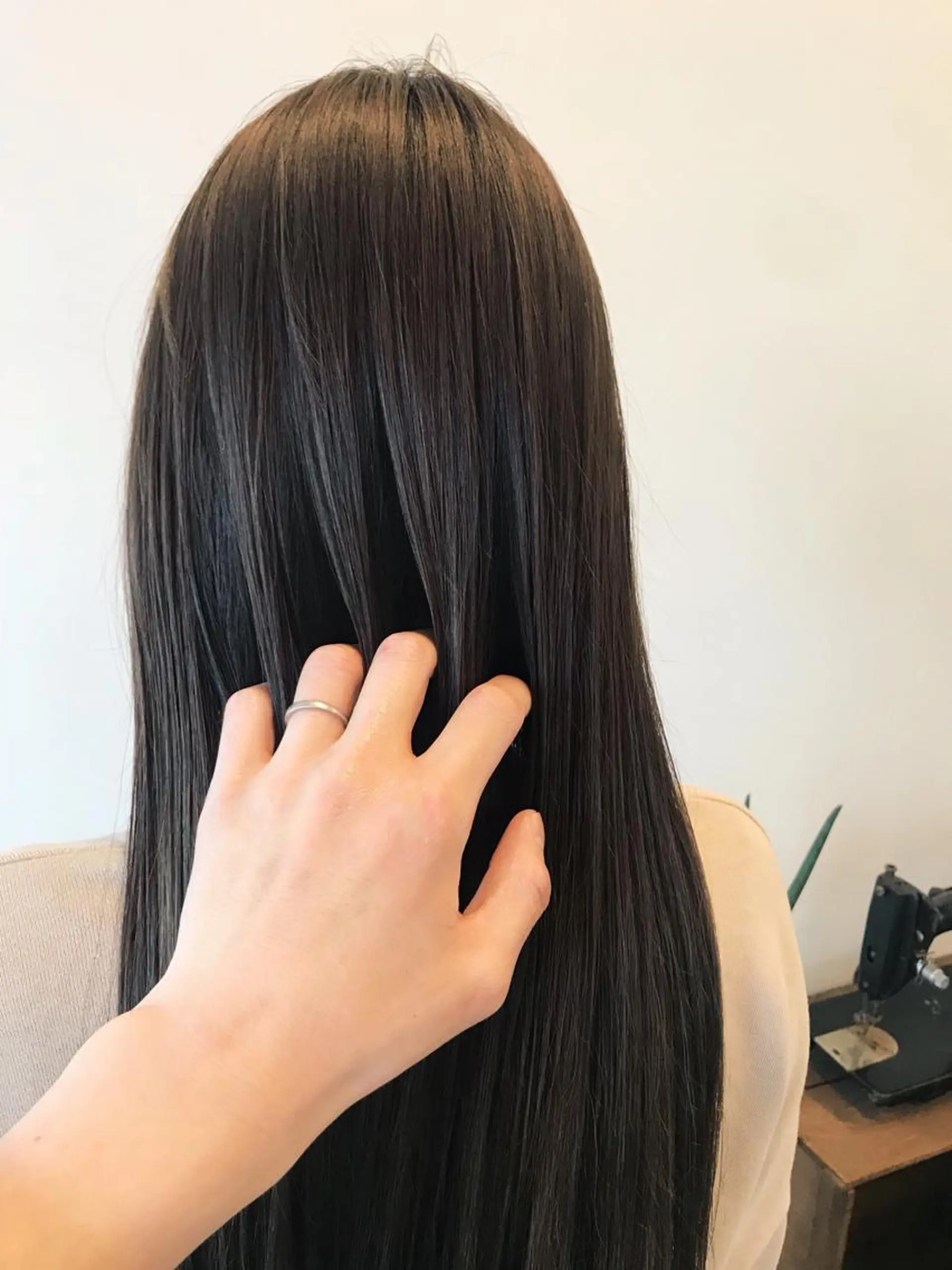 ミディアム ハイライト ヘアカラー 佐藤 旭のヘアスタイル