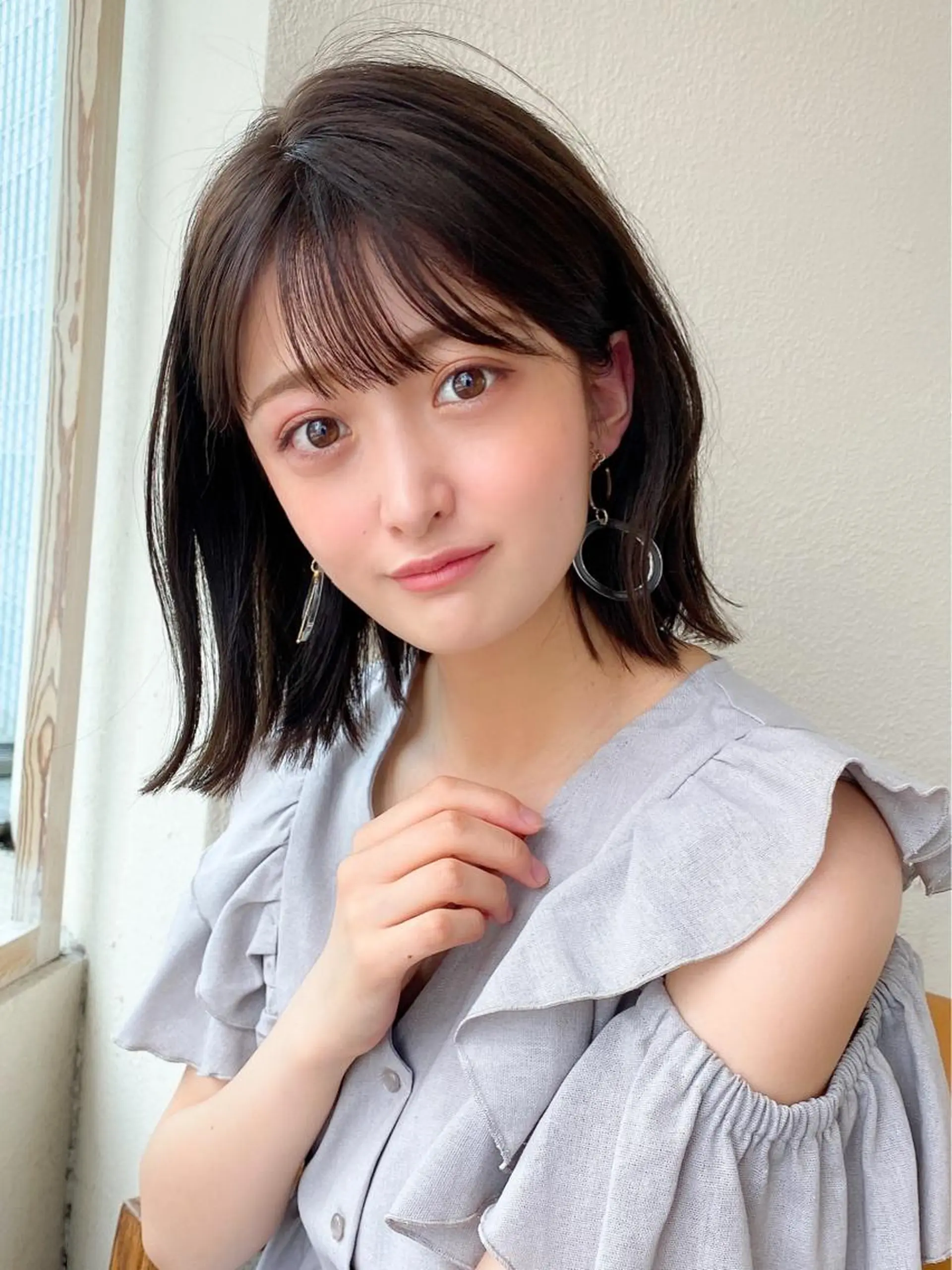 ミディアム カラー カット ヘアカラー トリートメント AFLOAT/L♡ Naomiのヘアスタイル