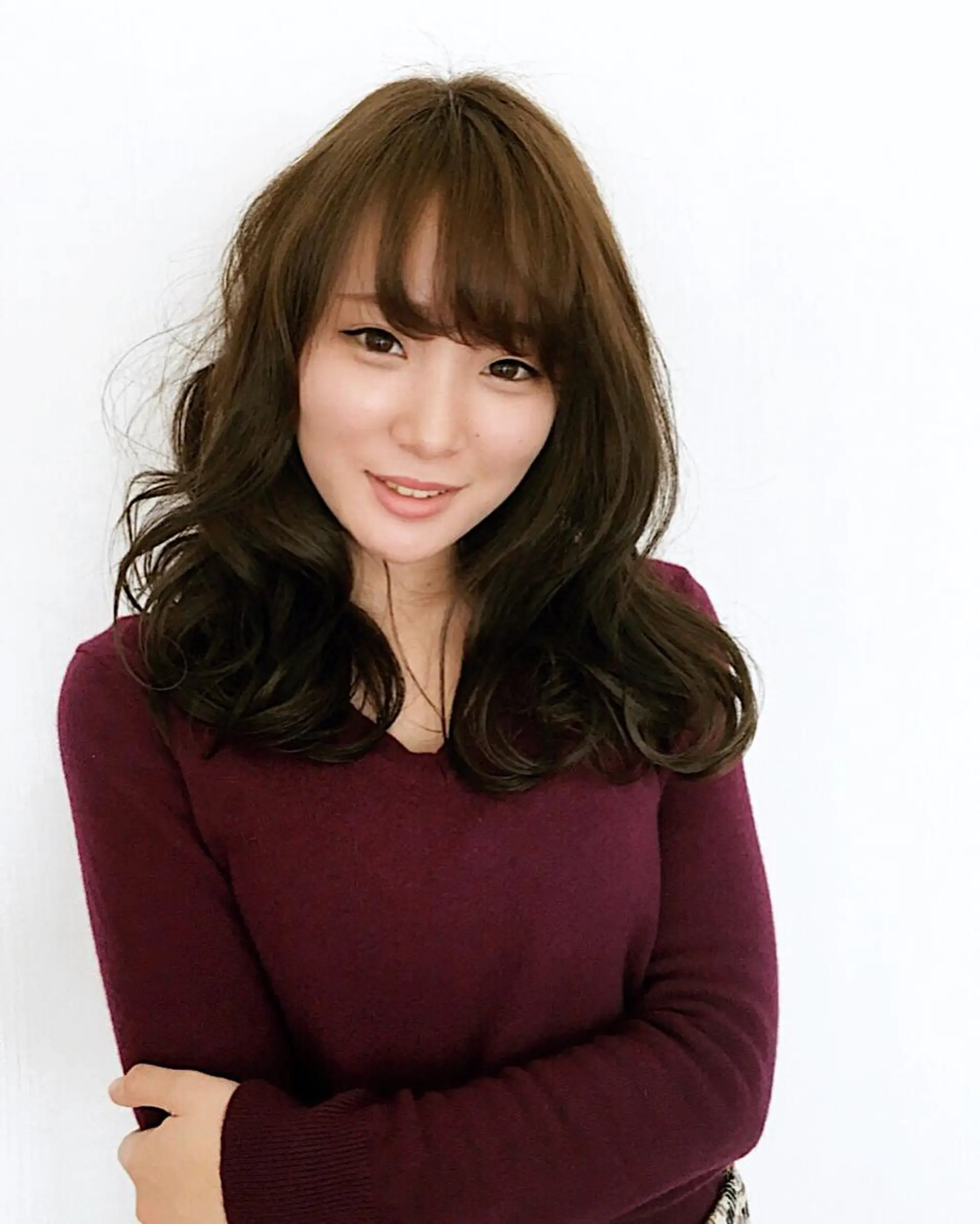 ロング カラー パーマ カット パーマ hair gladness WORLD所属・吉田 幸司のヘアスタイル
