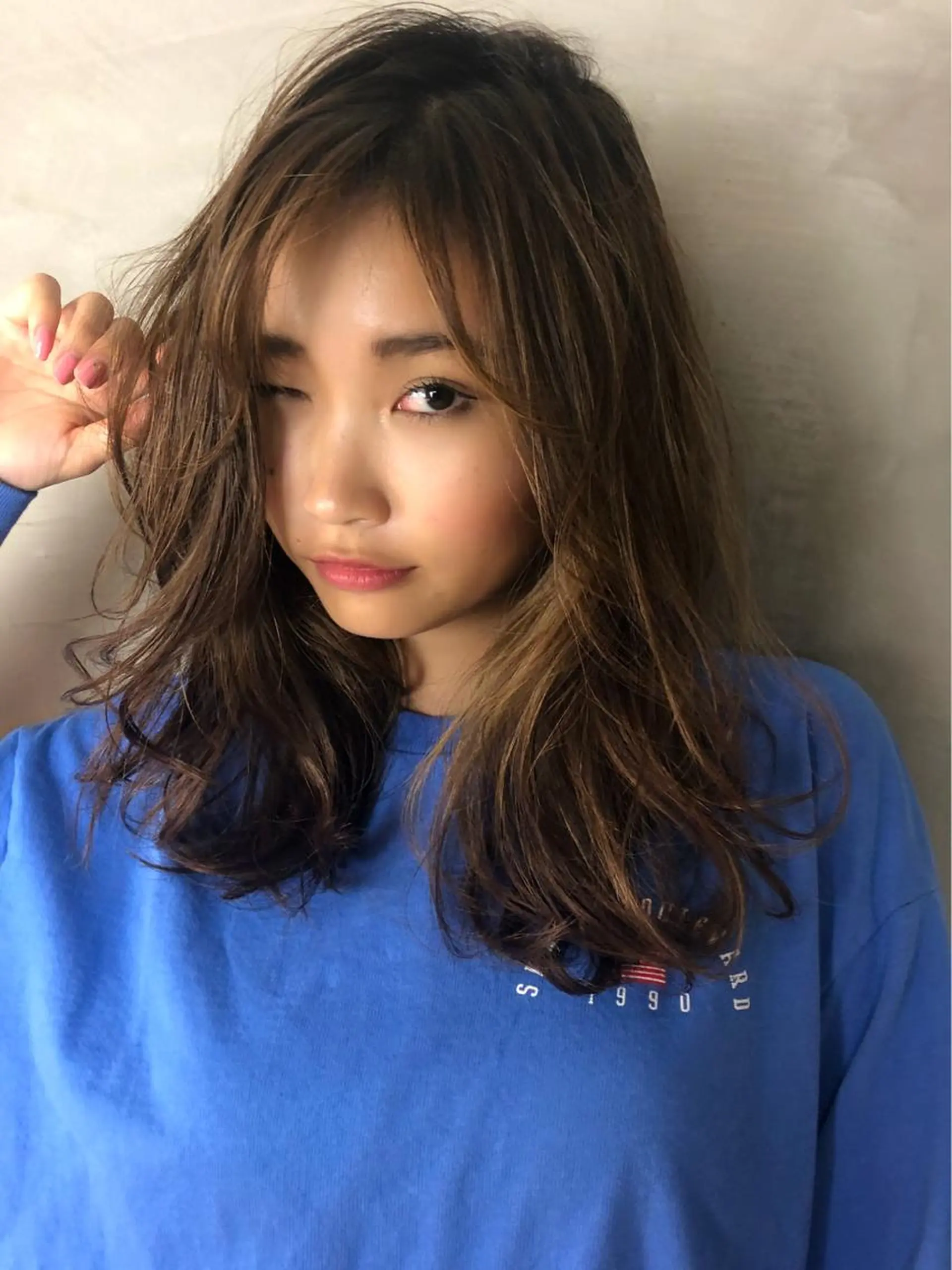 ミディアム カット ヘアカラー Reve Resort池袋のヘアスタイル
