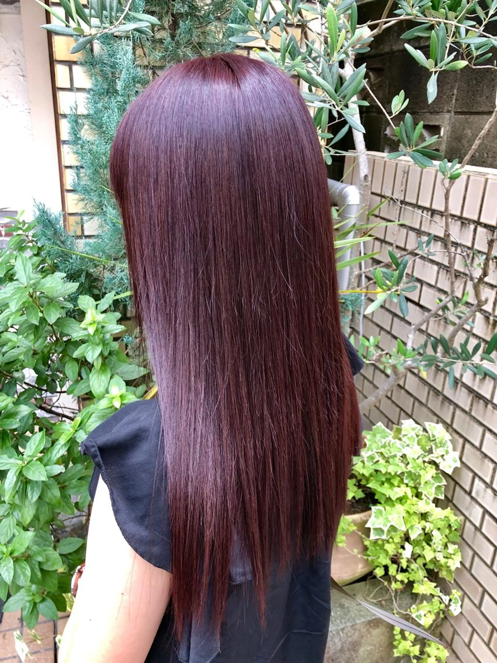 ロング カラー イルミナカラー ピンクカラー 桐原 竜也のヘアスタイル