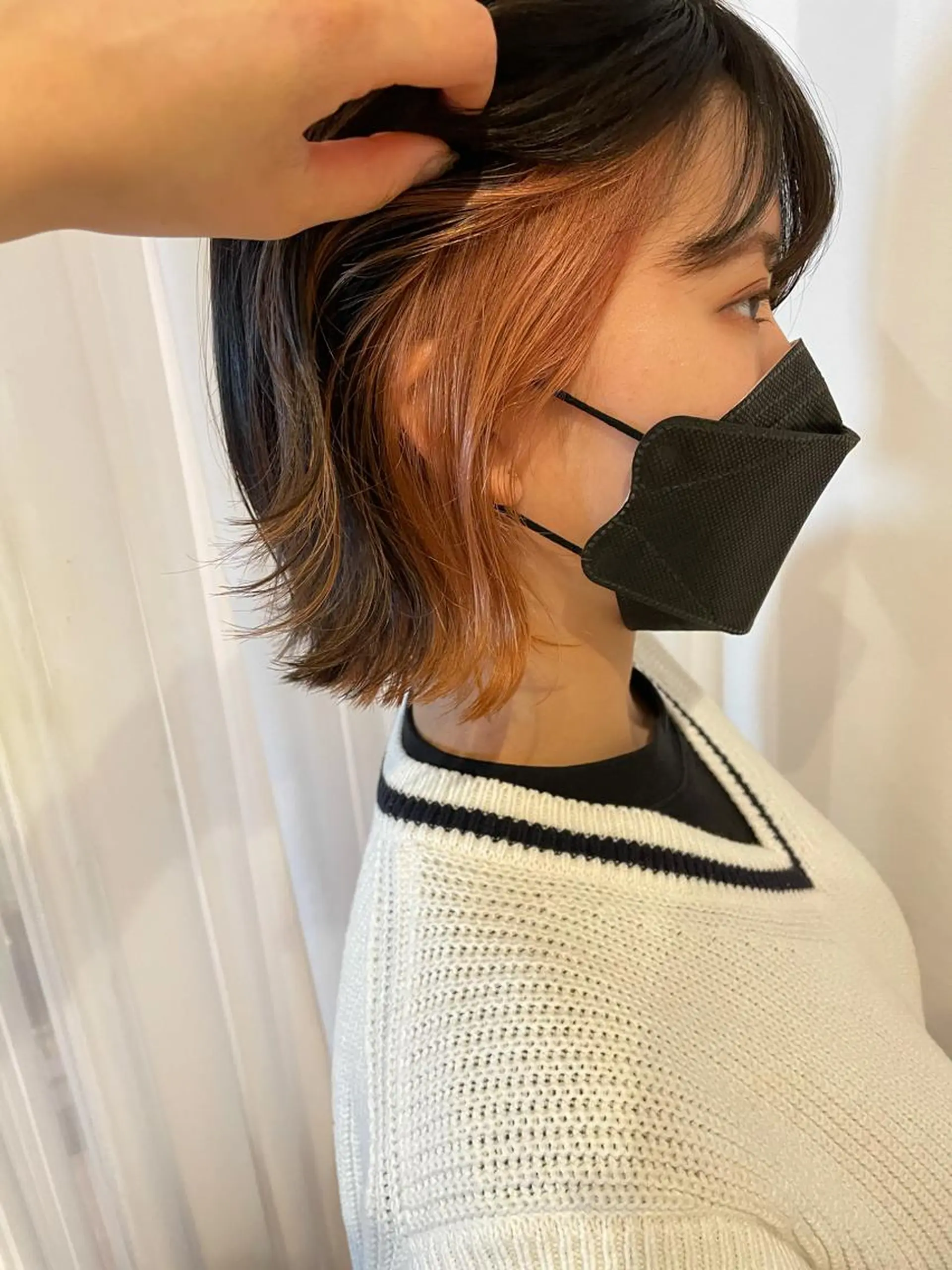 ショート カラー ヘアカラー 藤井 みなみのヘアスタイル