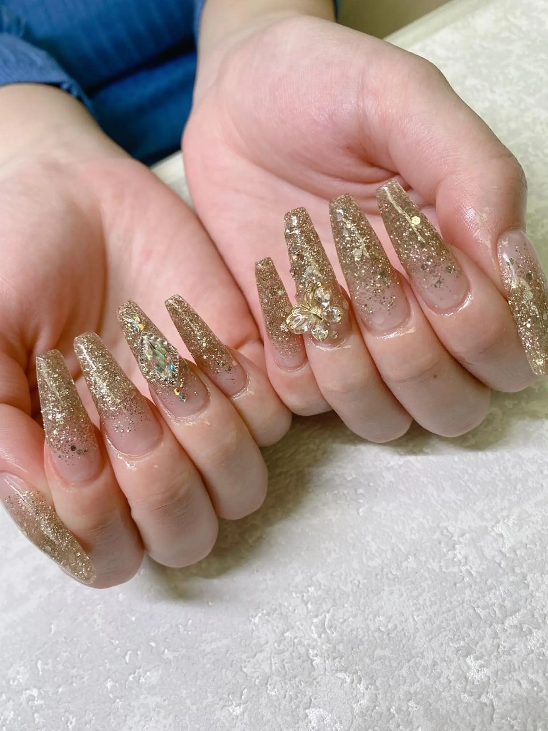 ロング ハンドネイル JNA認定講師🌸 RIEのネイルデザイン