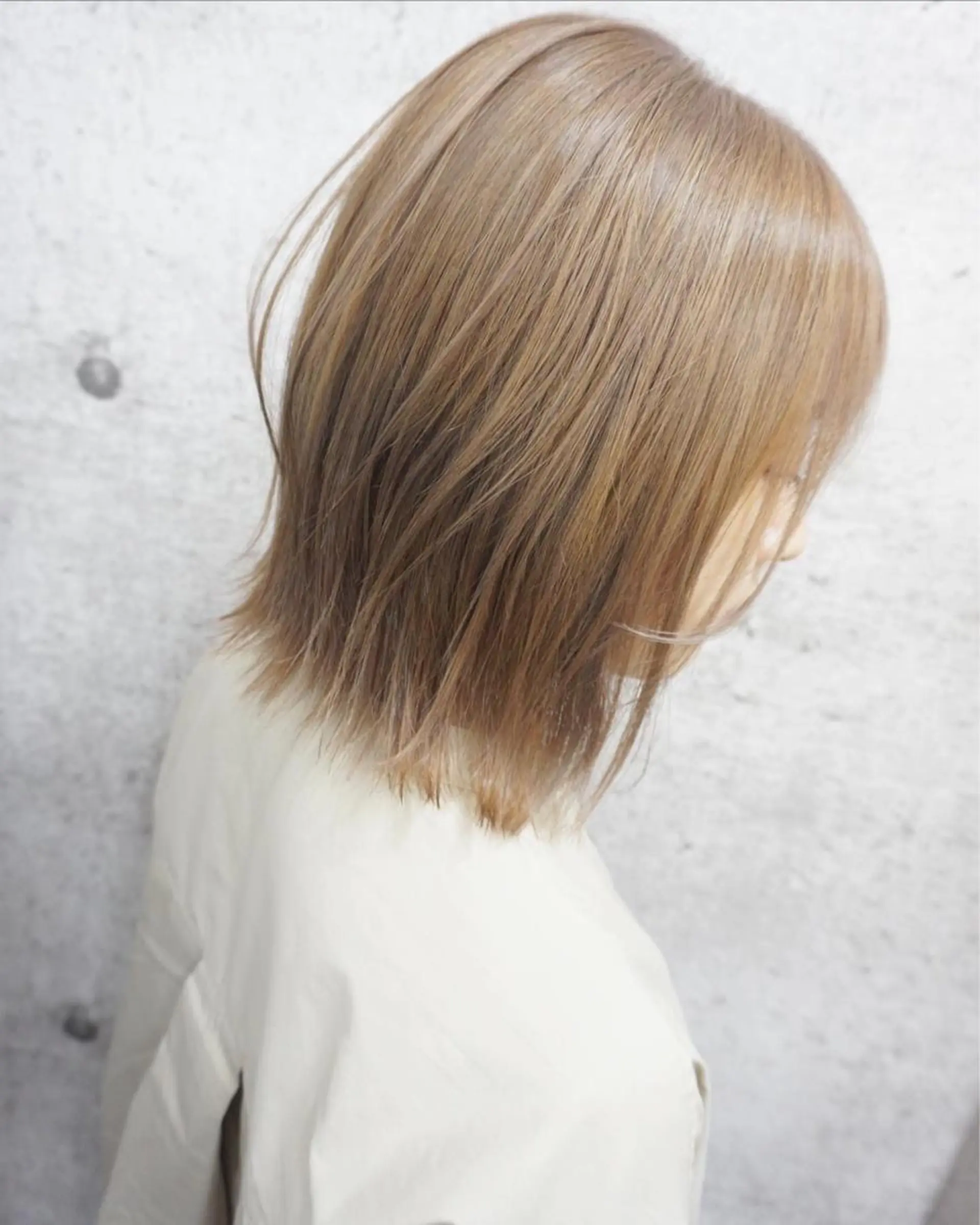 ミディアム カット ヘアカラー トリートメント hair teria ryu 大塚のヘアスタイル