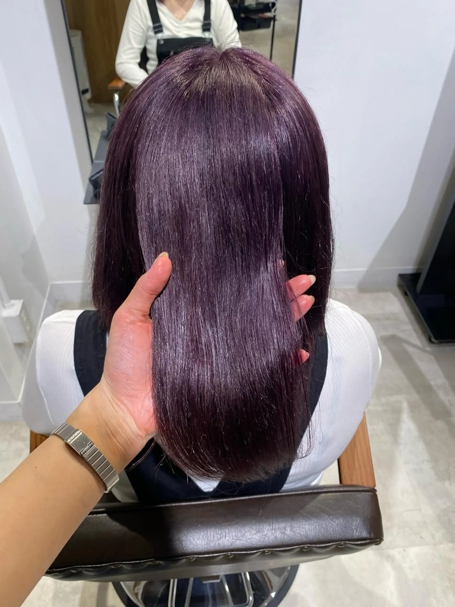 ミディアム カラー ブリーチ ハイトーンカラー ⭐️NAZUNAのヘアスタイル