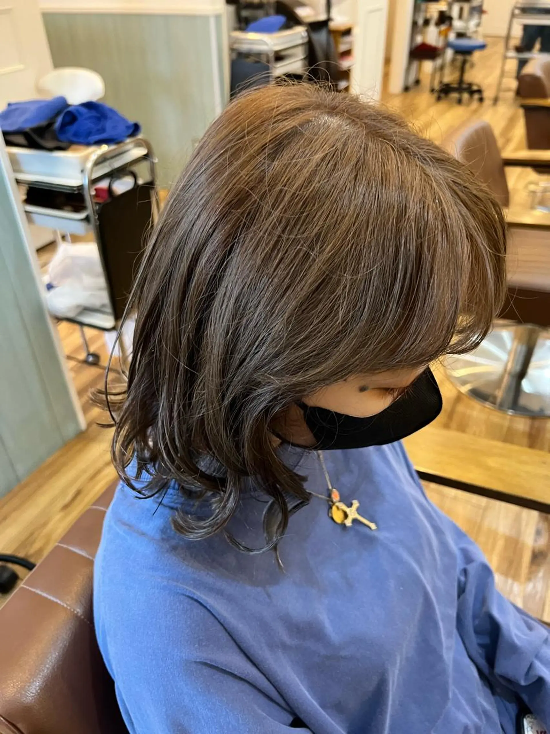 ミディアム カラー 美容室Class所属・🐰ハイトーンカラー 畠山　渡🐰のヘアスタイル