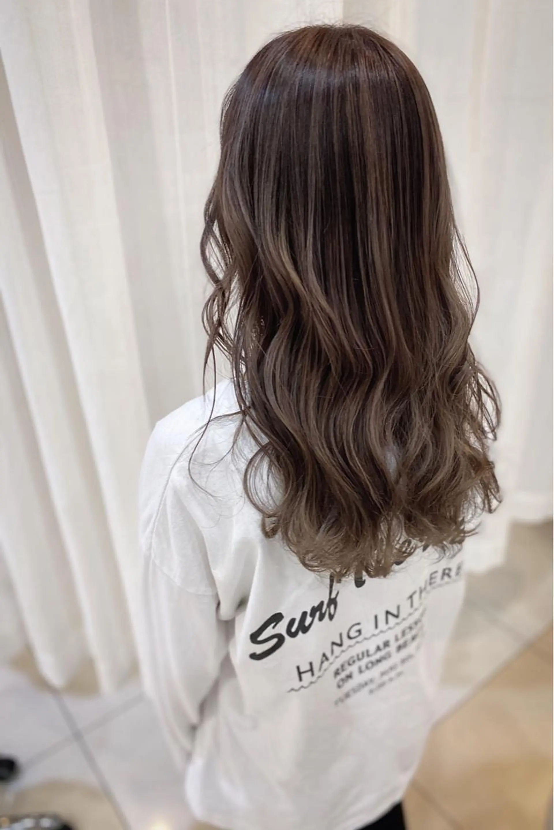 ロング カラー バレイヤージュ レイヤーカット F-card上通店所属・kodai🔥 認定エクステ講師🔥のヘアスタイル