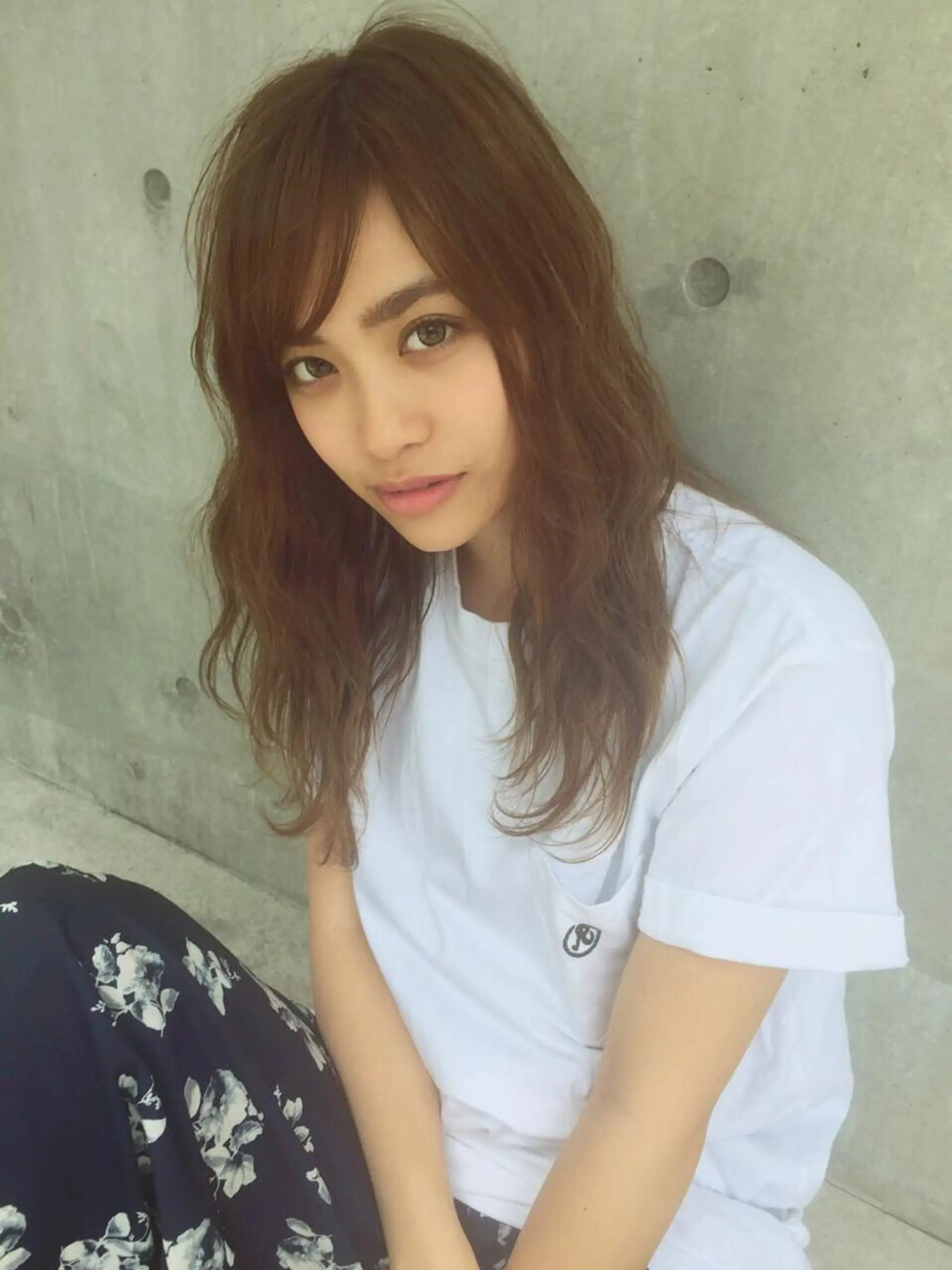 ロング カラー パーマ ヘアアレンジ 🌈髪質改善🉐割✨ 🌻“ever”☀️のヘアスタイル