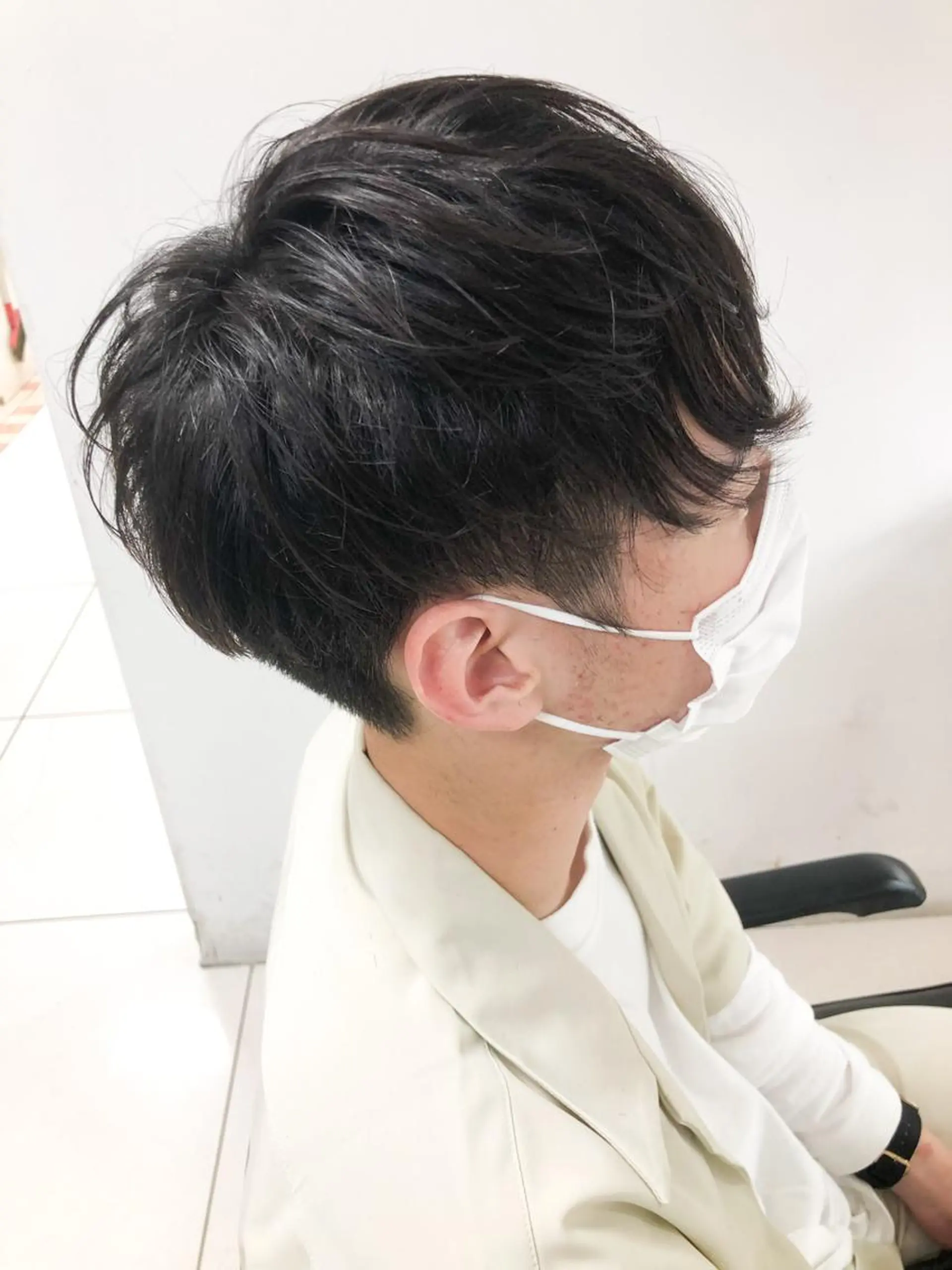 メンズ マッシュ 刈り上げ カット 🦋レイヤー✖︎ 髪質改善🦋リョウヤのヘアスタイル