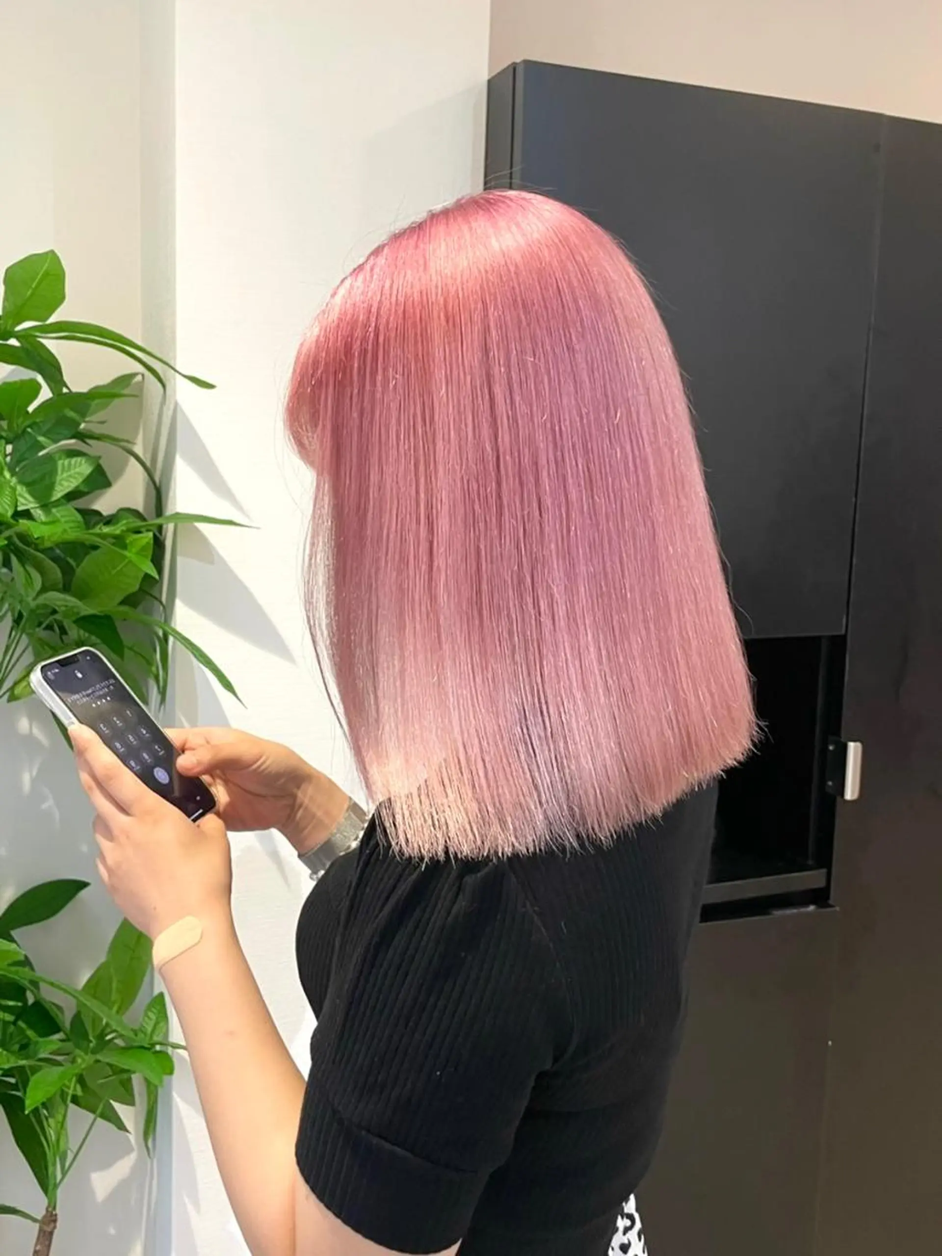 ミディアム 艶髪カラー✨ misaki .のヘアスタイル