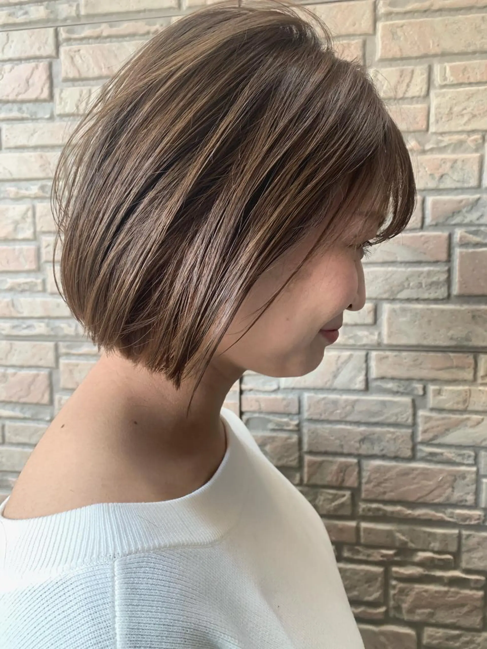 ショート ボブ/レイヤー/ ショートsetoのヘアスタイル