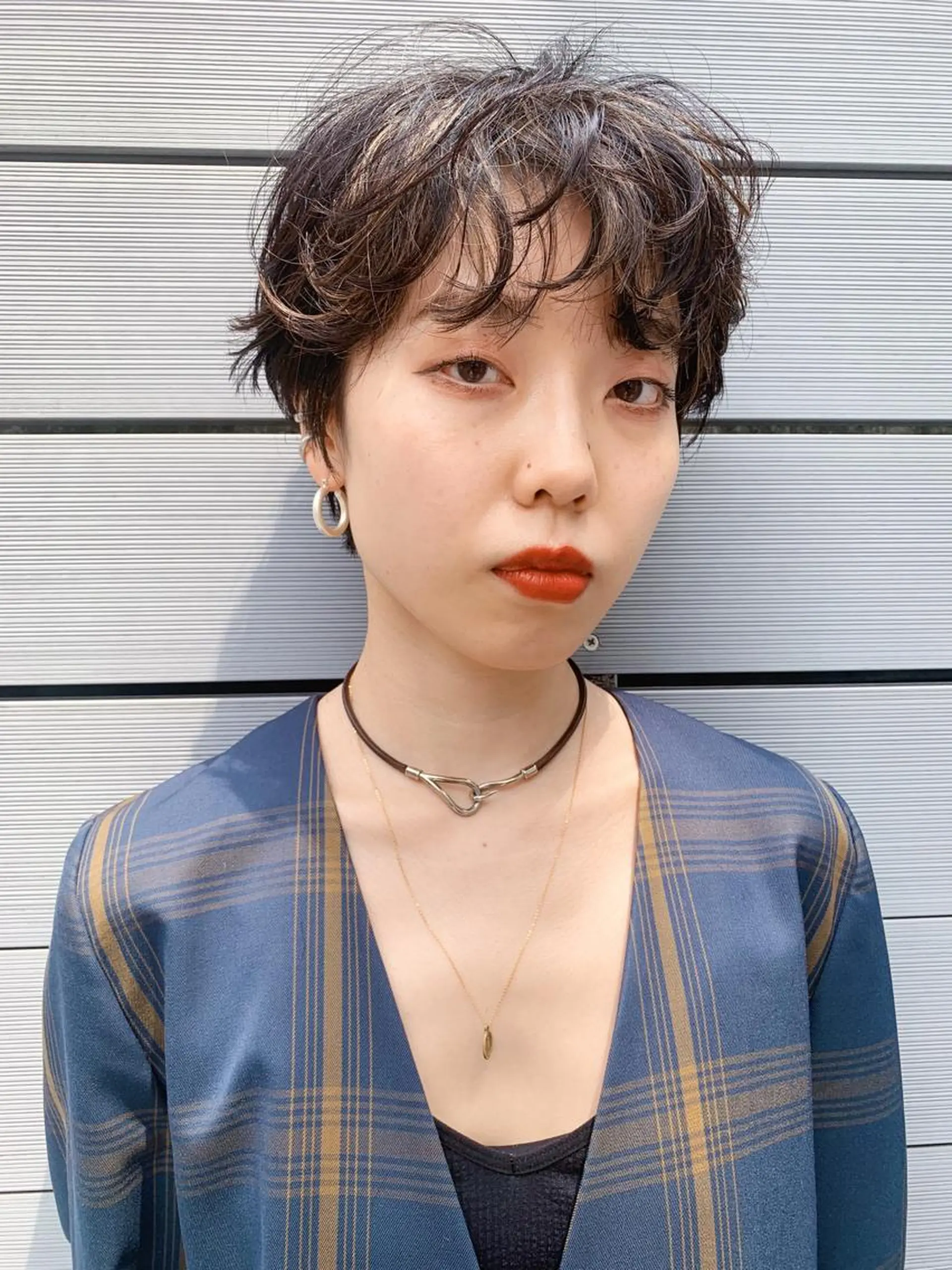 ショート カラー ハイライトカラー ハイライト ショートヘア カット ヘアカラー トリートメント ヘアセット ブリーチカラーNo. 1🌈 RYOGAのヘアスタイル