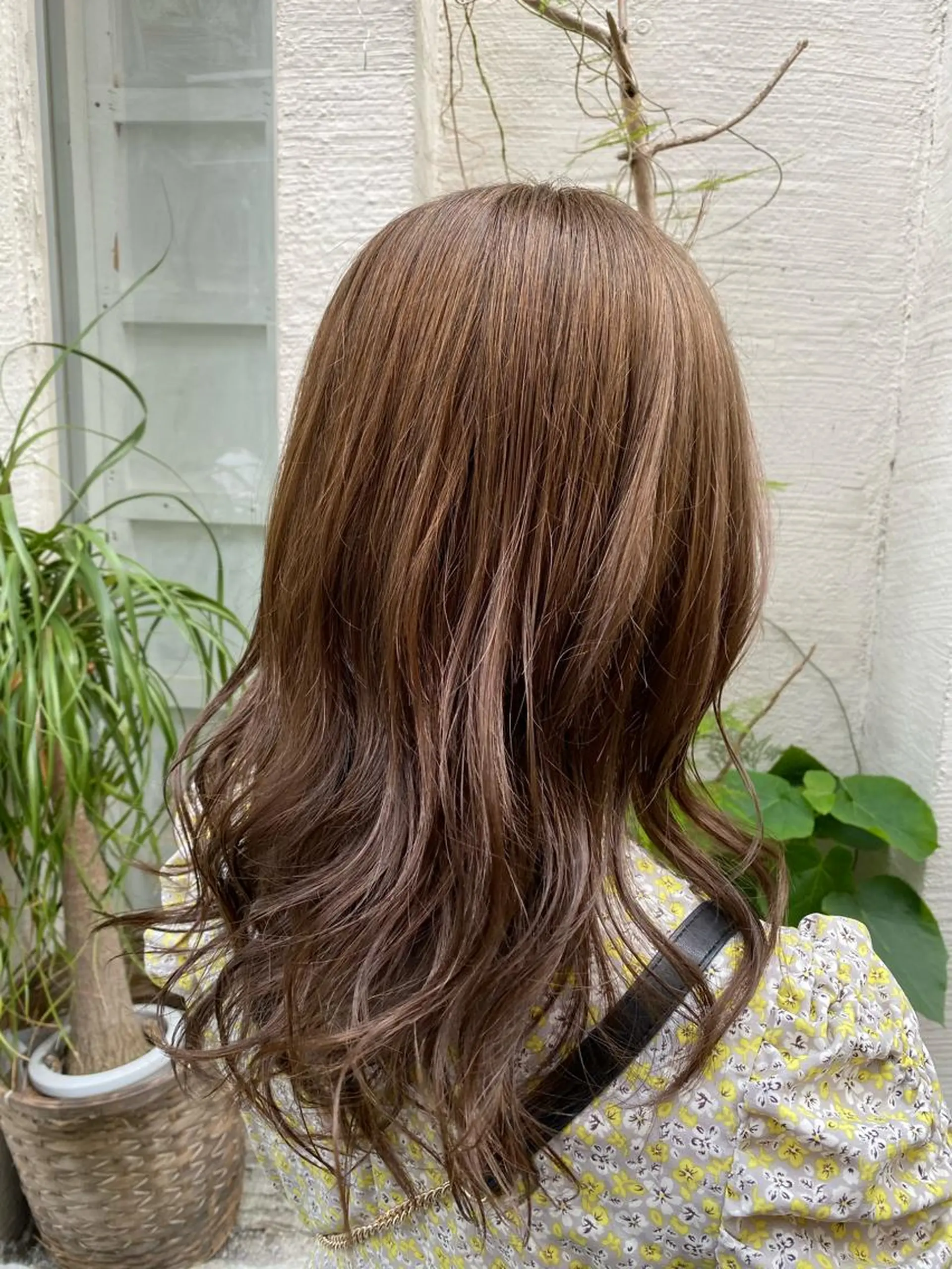 セミロング カラー ブリーチ ダブルカラー ブリーチなしカラー ヘアカラー uros.所属・メンズパーマ/ エクステ🌞セナのヘアスタイル