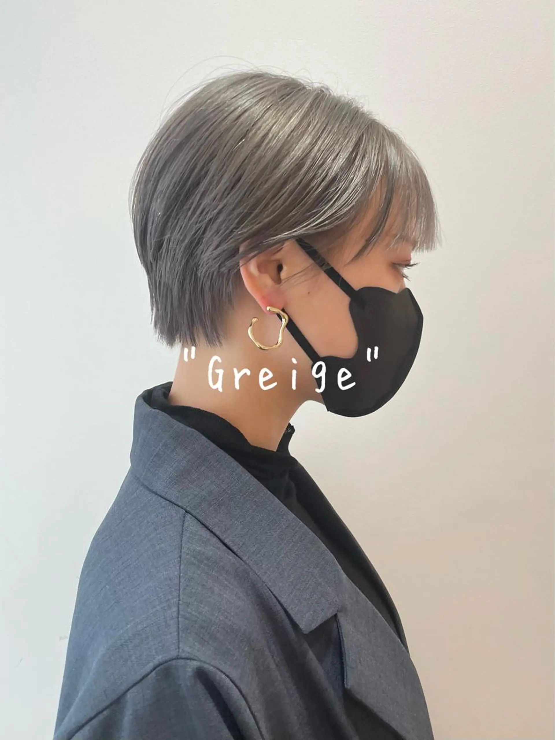 ショート カラー 増渕 駿介のヘアスタイル