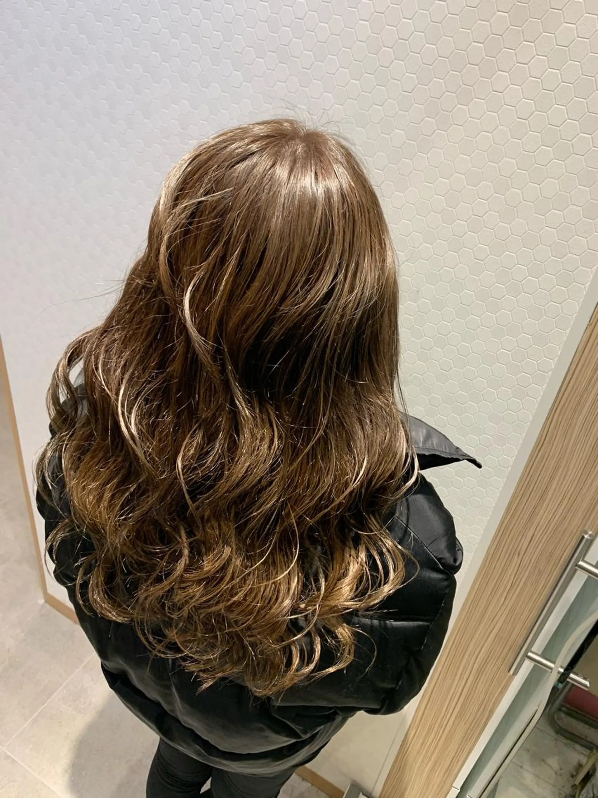 ロング カラー 大橋 一智のヘアスタイル
