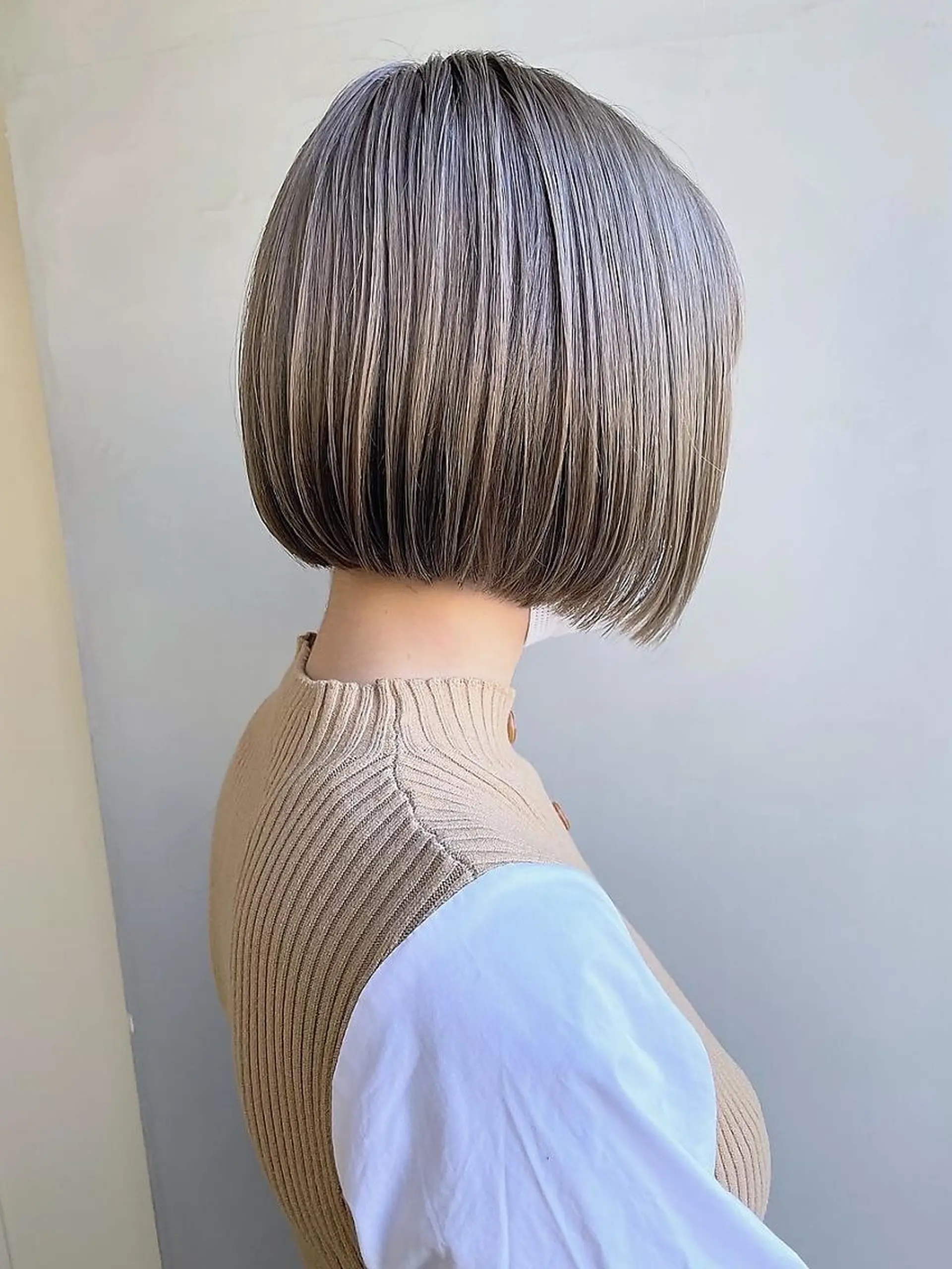 ショート カラー ボブ ANGELICA LABO 梅田店のヘアスタイル