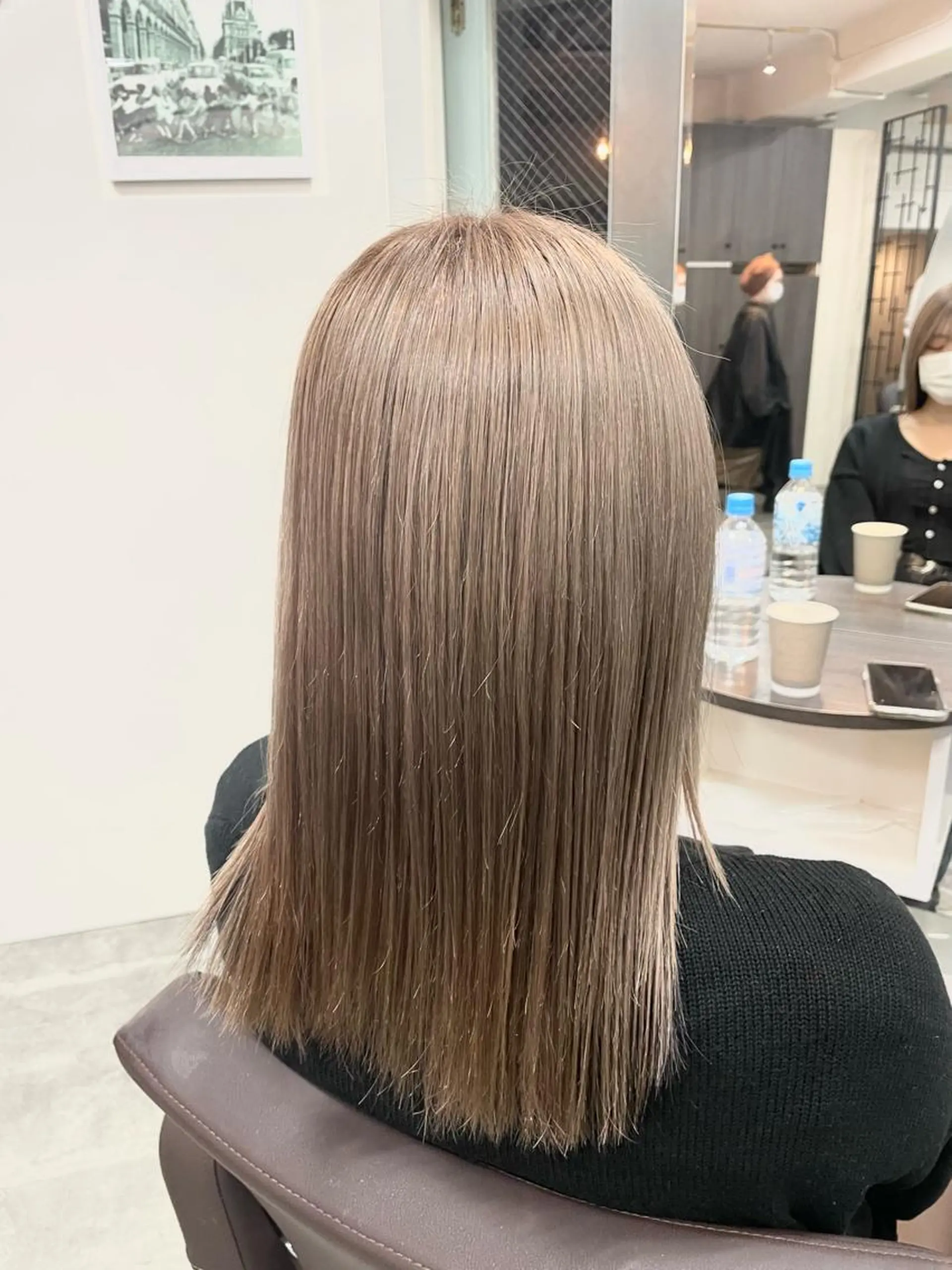 ミディアム カラー ケアパーマ/ブリーチ daisukeのヘアスタイル