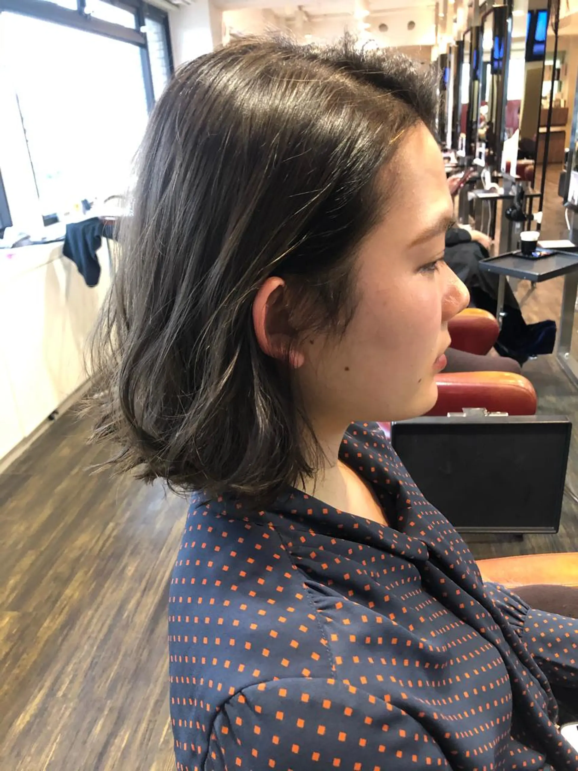 ミディアム カラー メンズスタイル /メンズパーマ/須藤のヘアスタイル