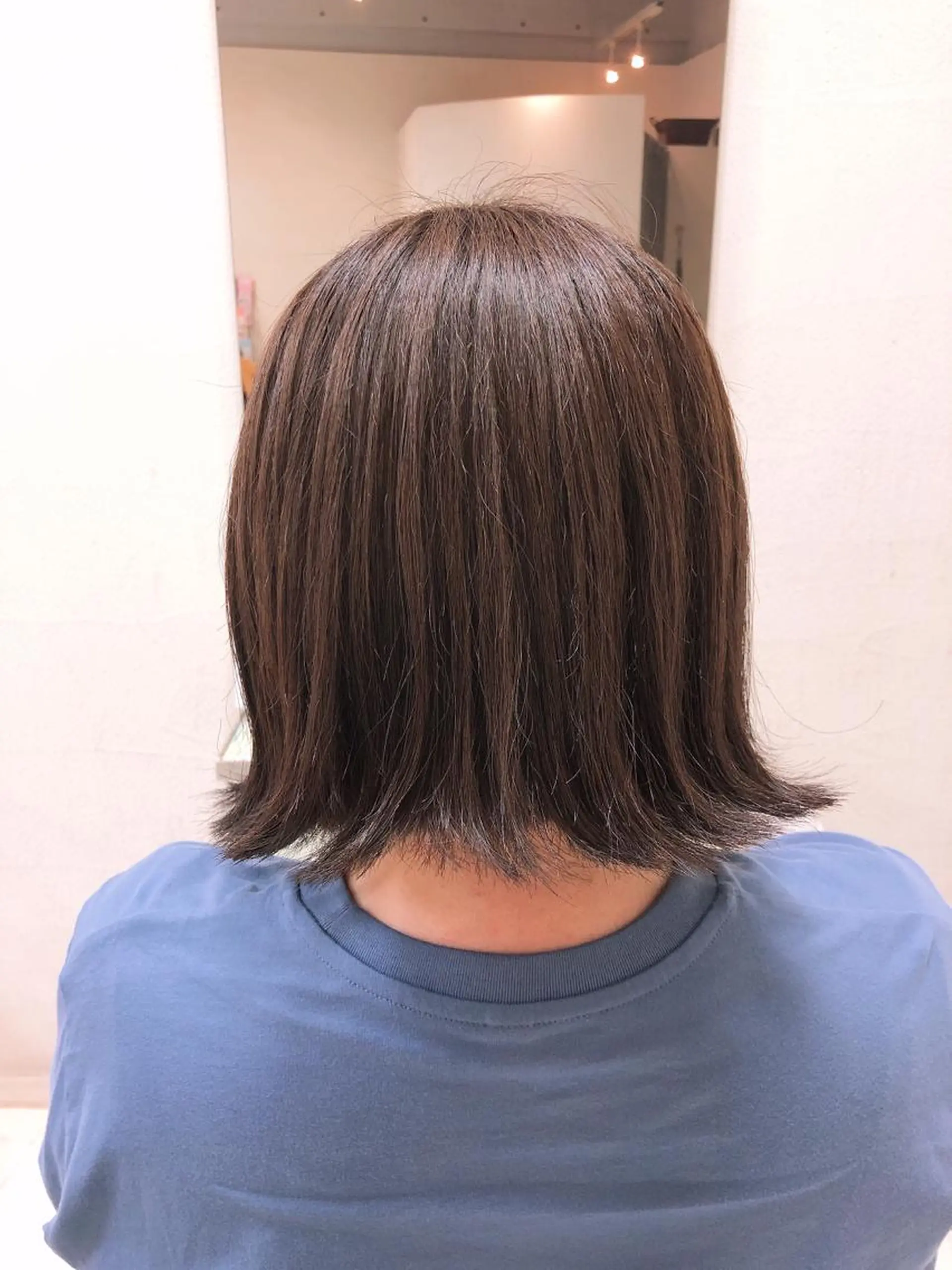 ショート カット 縮毛矯正 阿部 美咲のヘアスタイル