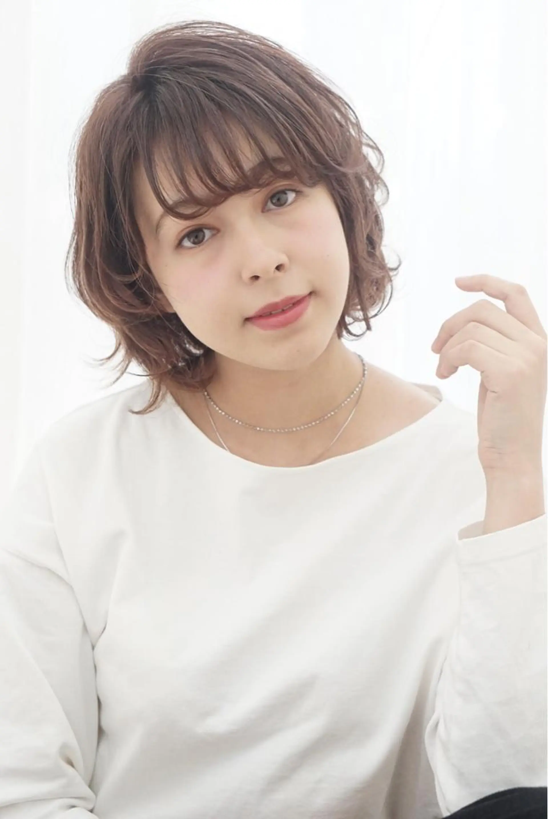 ミディアム カラー ボブ ✨店長 鈴木輝✨のヘアスタイル