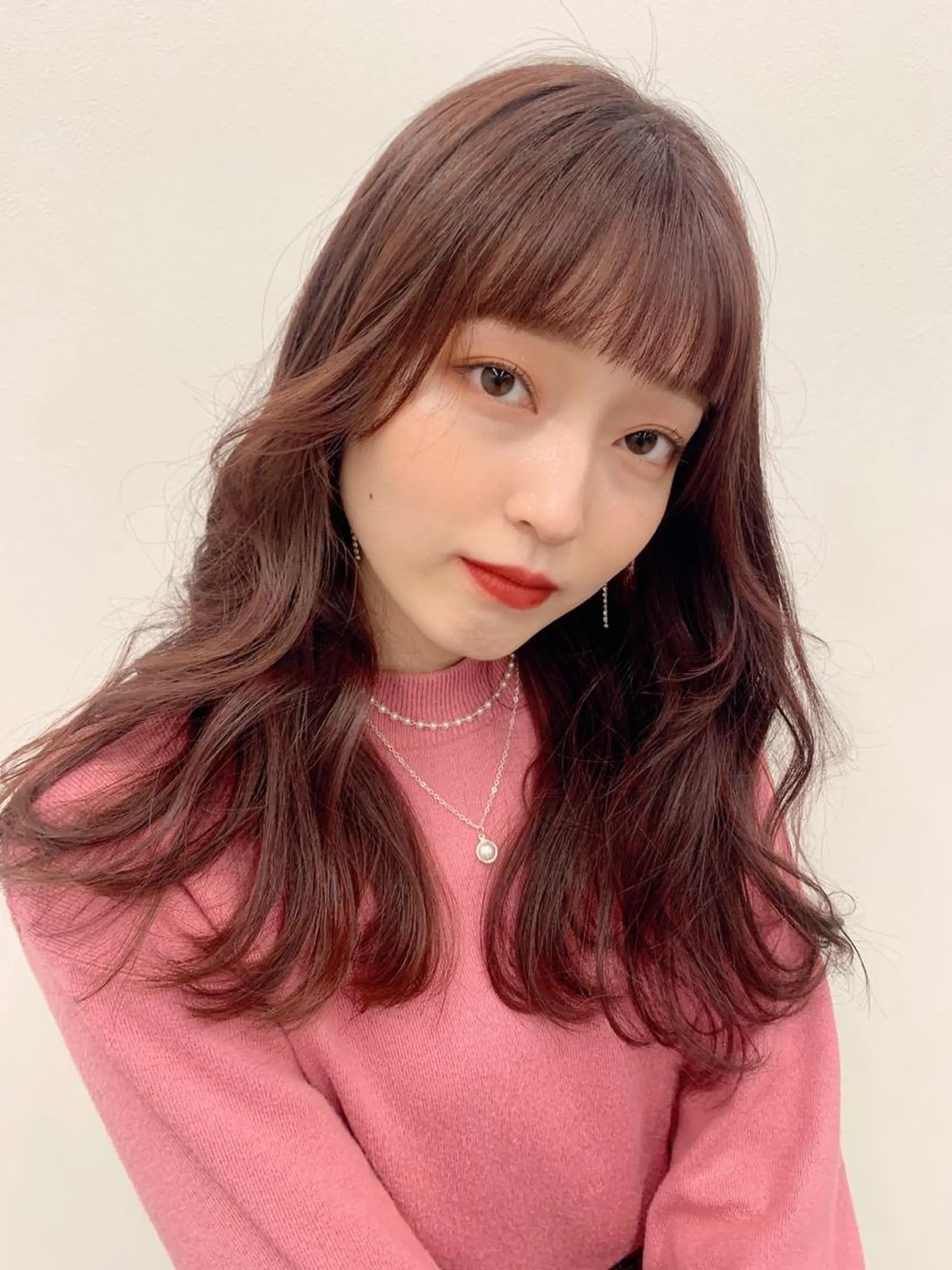 カラー ヘアカラー トリートメント ヘアセット RIKO👼🏻💓 韓国ガーリーのヘアスタイル
