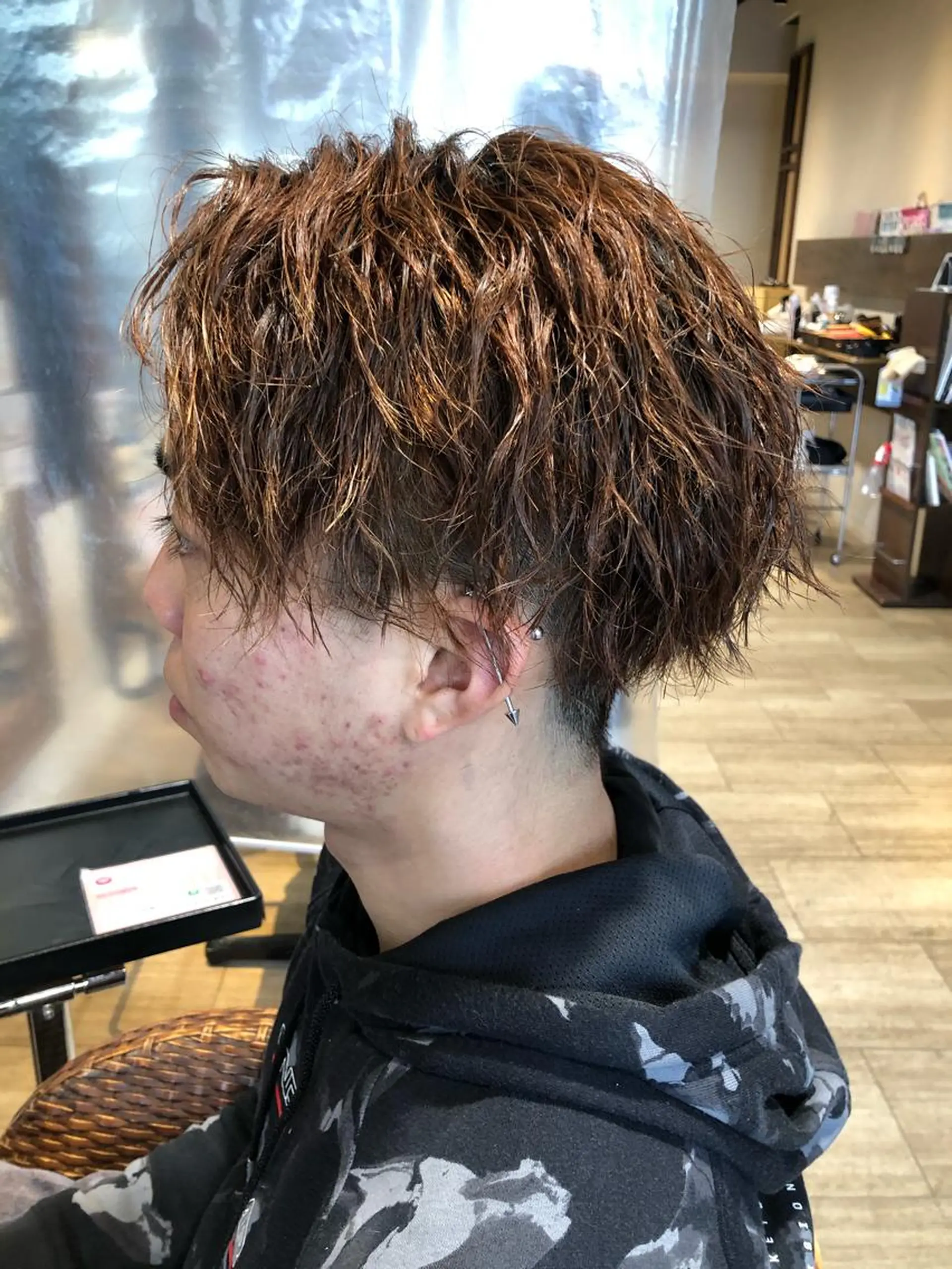 ショート パーマ メンズ メンズパーマ/ スパイキー/神田正紀のヘアスタイル