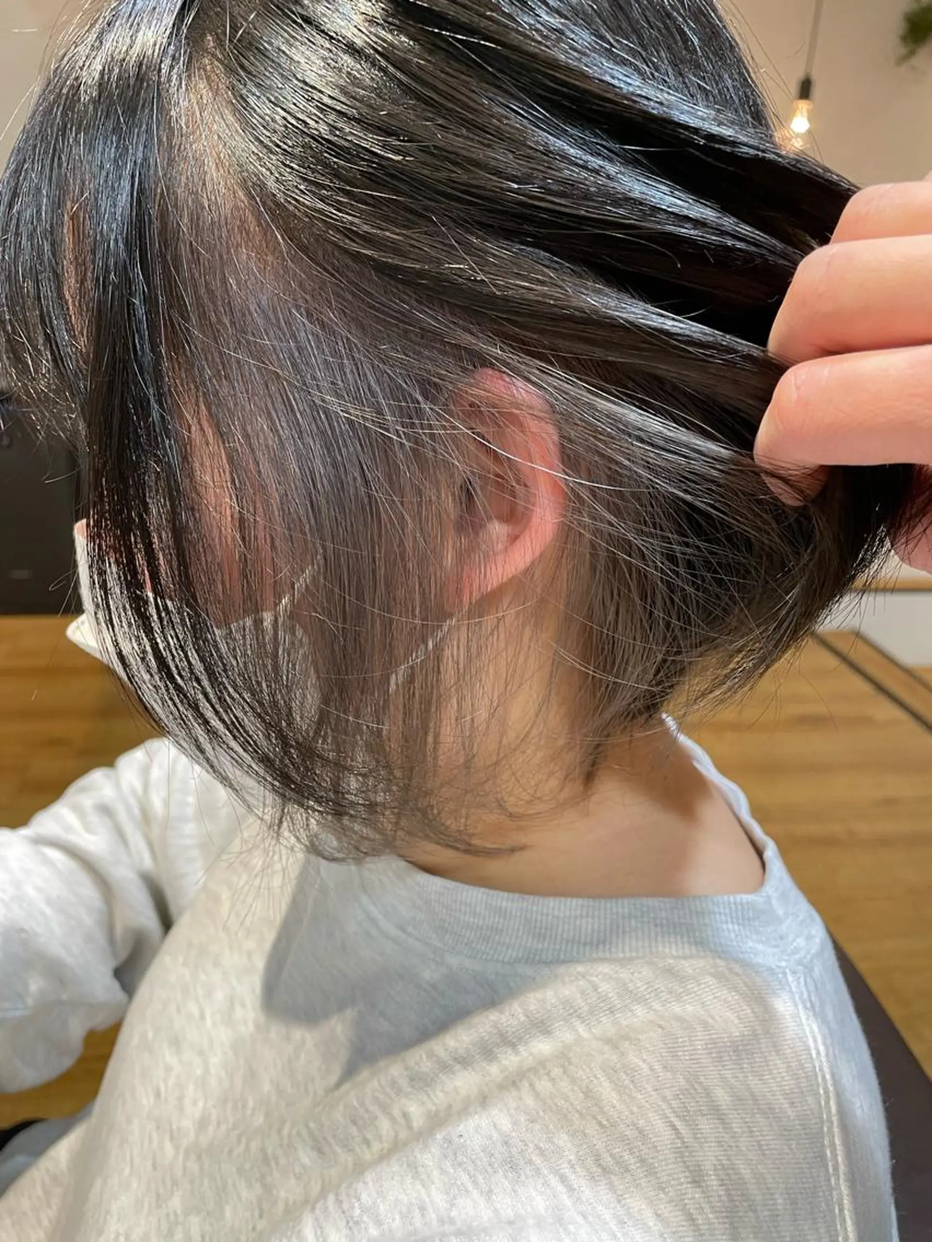 カラー 南 柚香のヘアスタイル