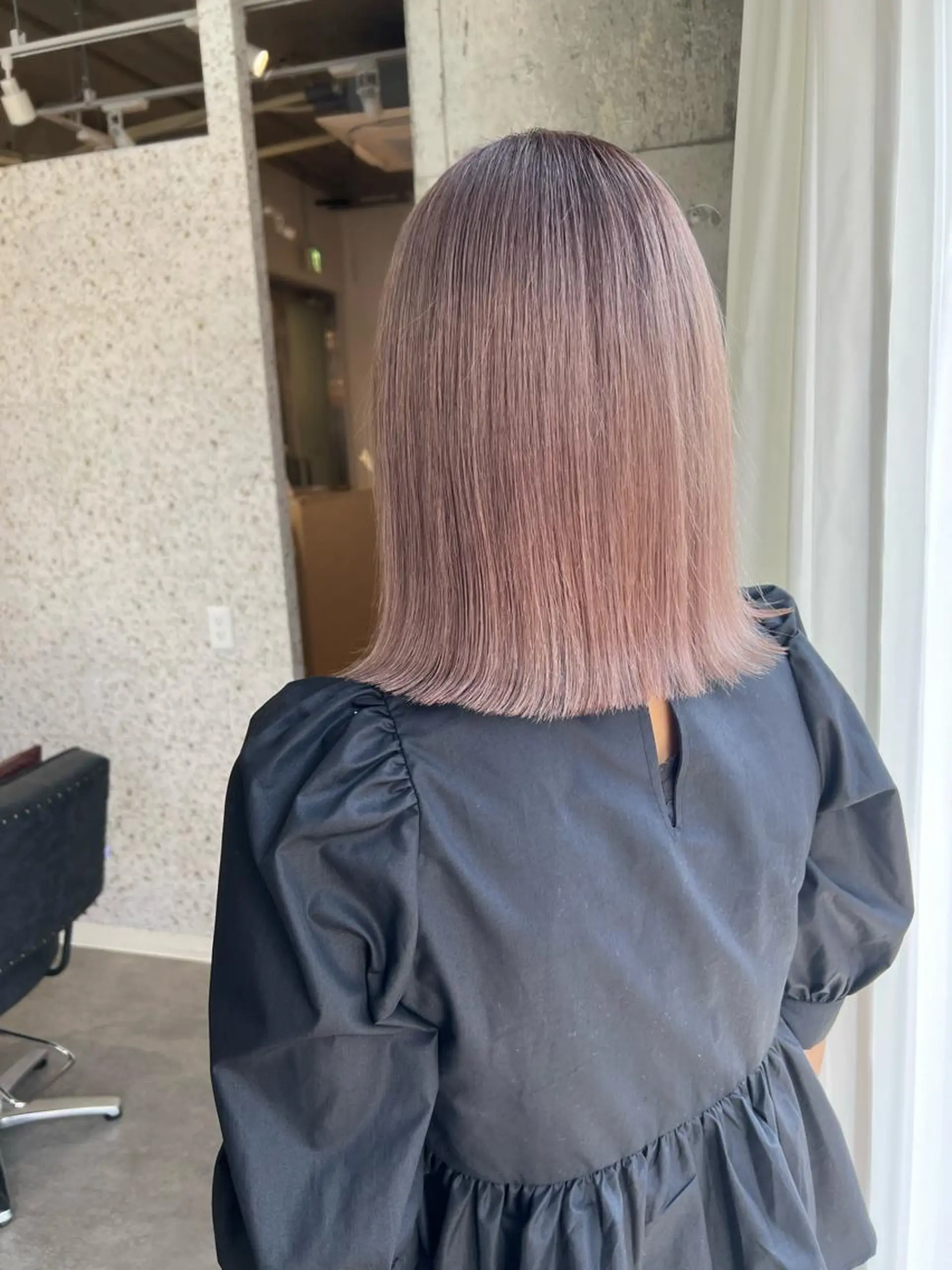 ミディアム カラー バレイヤージュ ブリーチ ケアブリーチ ハイライトカラー インナーカラー ヘアカラー トリートメント lani 天神大名/ブリーチのヘアスタイル