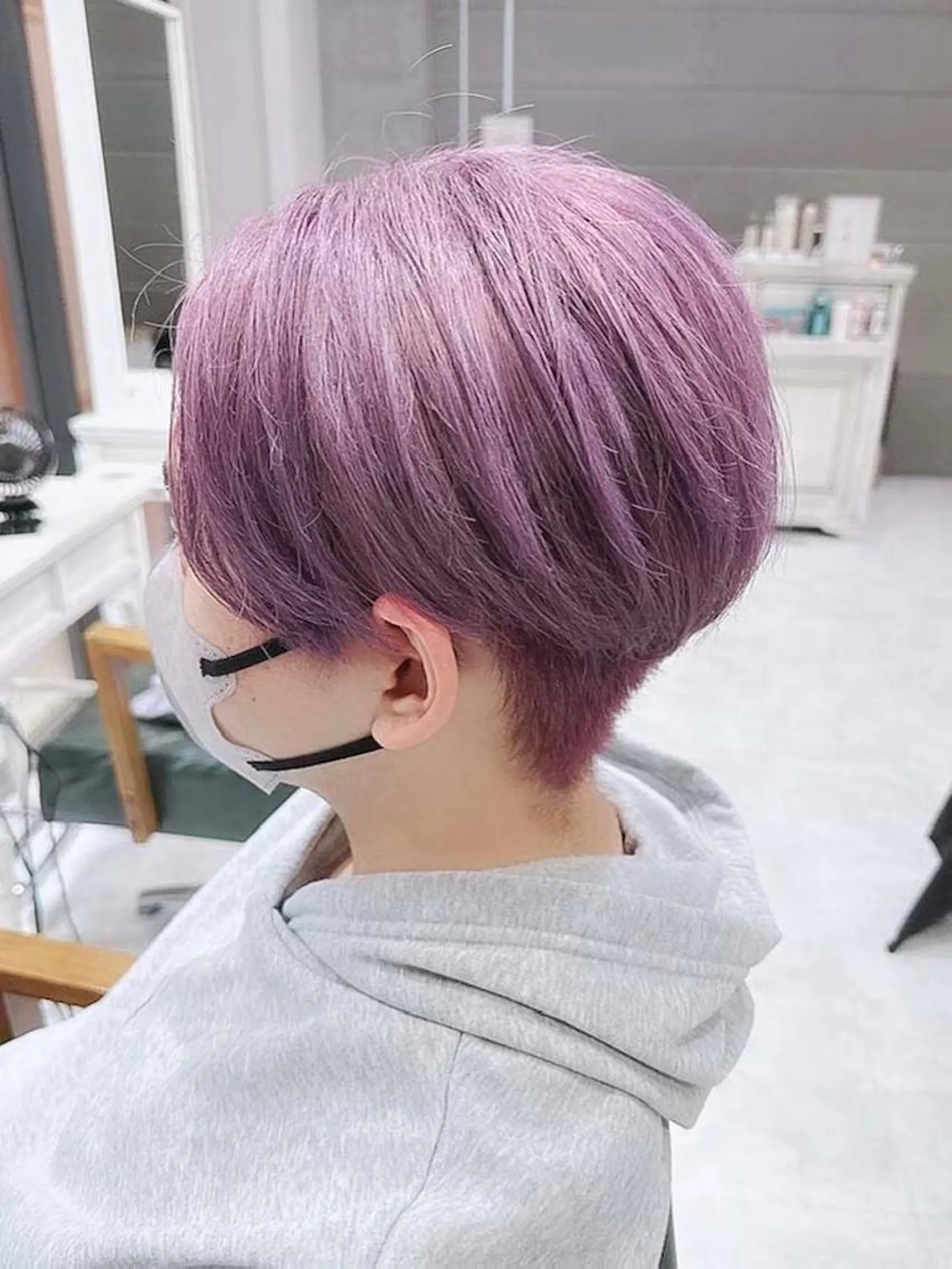 ショート カラー ヘアアレンジ メンズ メンズブリーチ メンズ韓国風 韓国マッシュ マッシュ ツーブロック 𝐑𝐈𝐍𝐊𝐀 🐷🖤のヘアスタイル