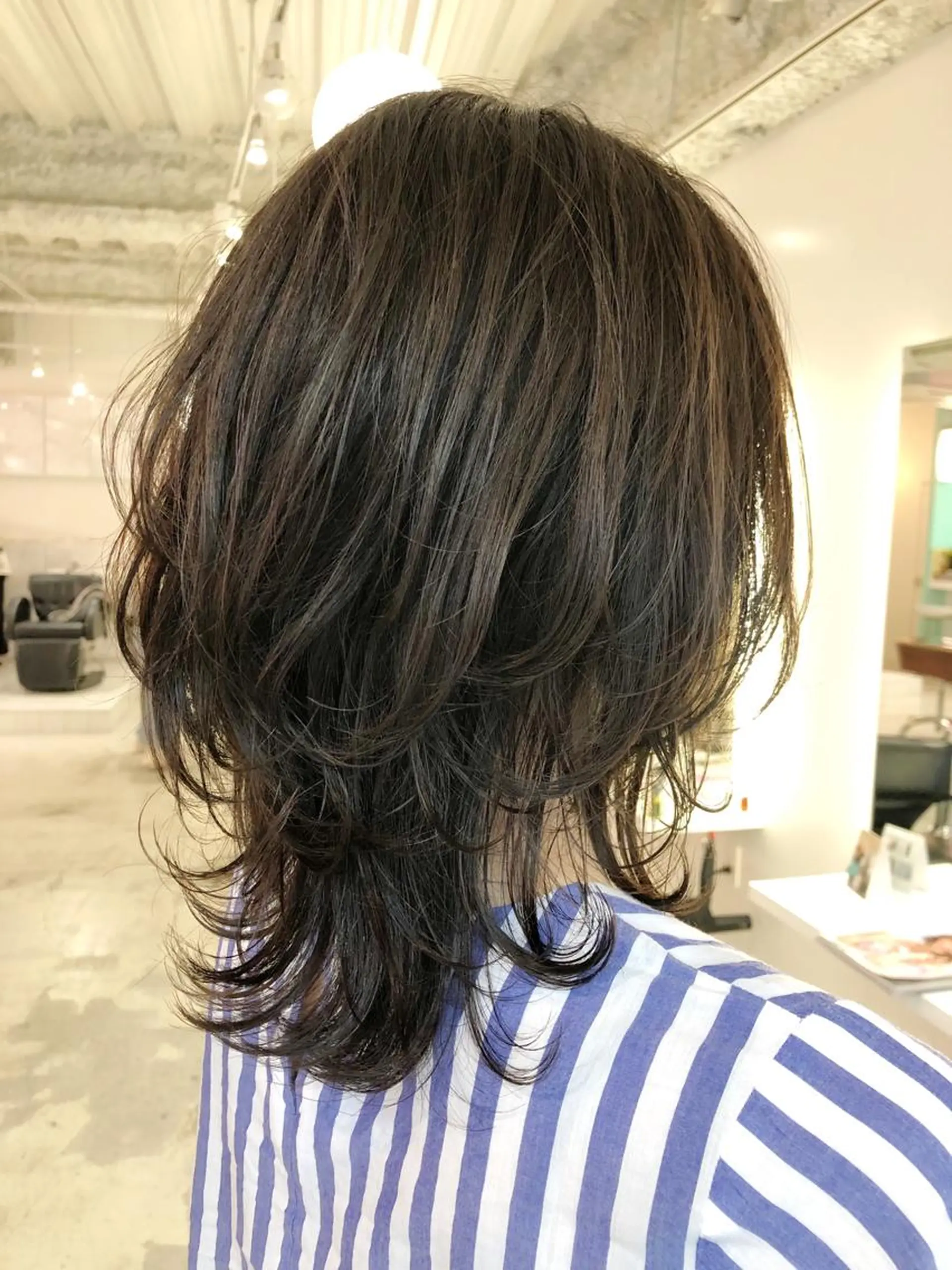 ミディアム カラー パーマ ヘアアレンジ GRAND OMOTESANDOのヘアスタイル
