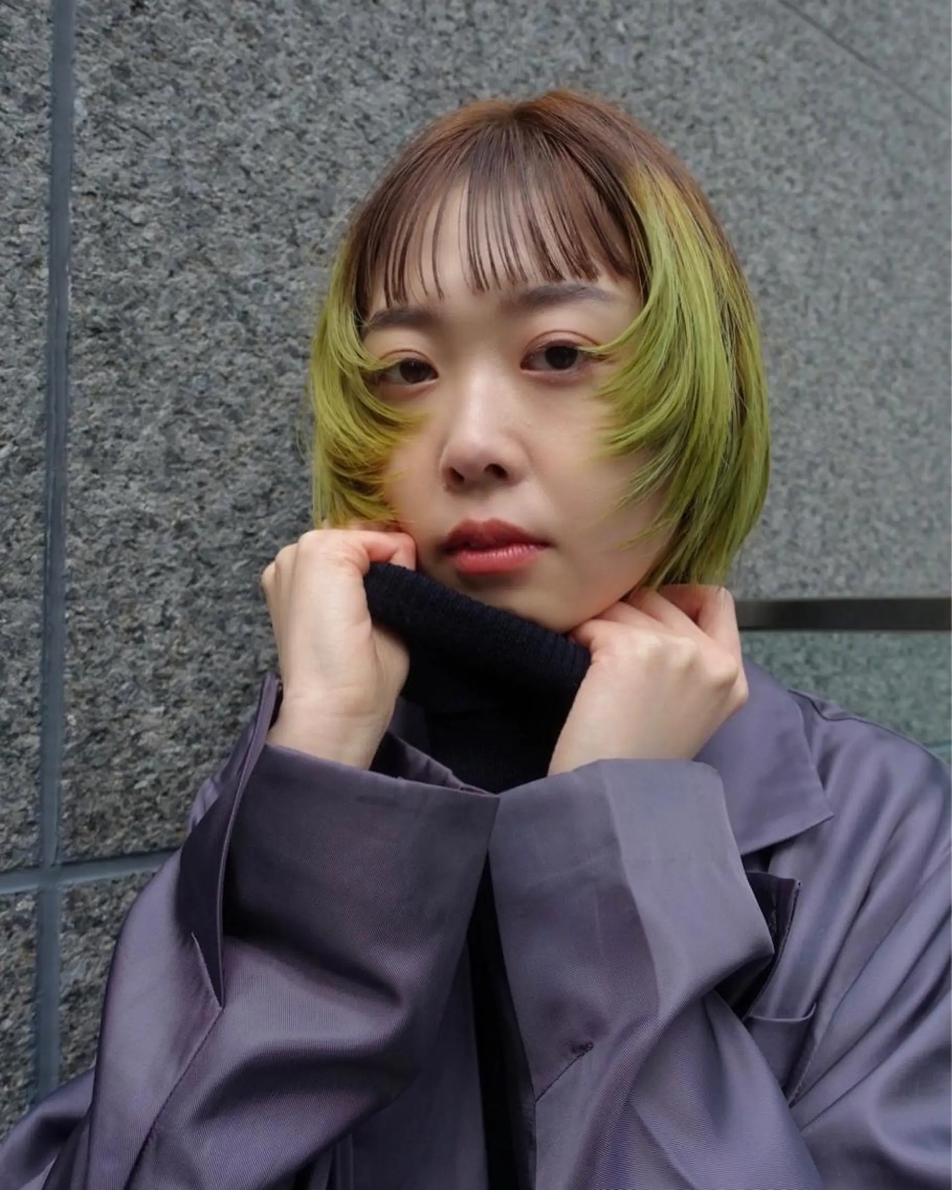 ショート カラー ベージュカラー ブリーチ ダブルカラー ハイライトカラー ハイトーンカラー tension 【テンション】のヘアスタイル