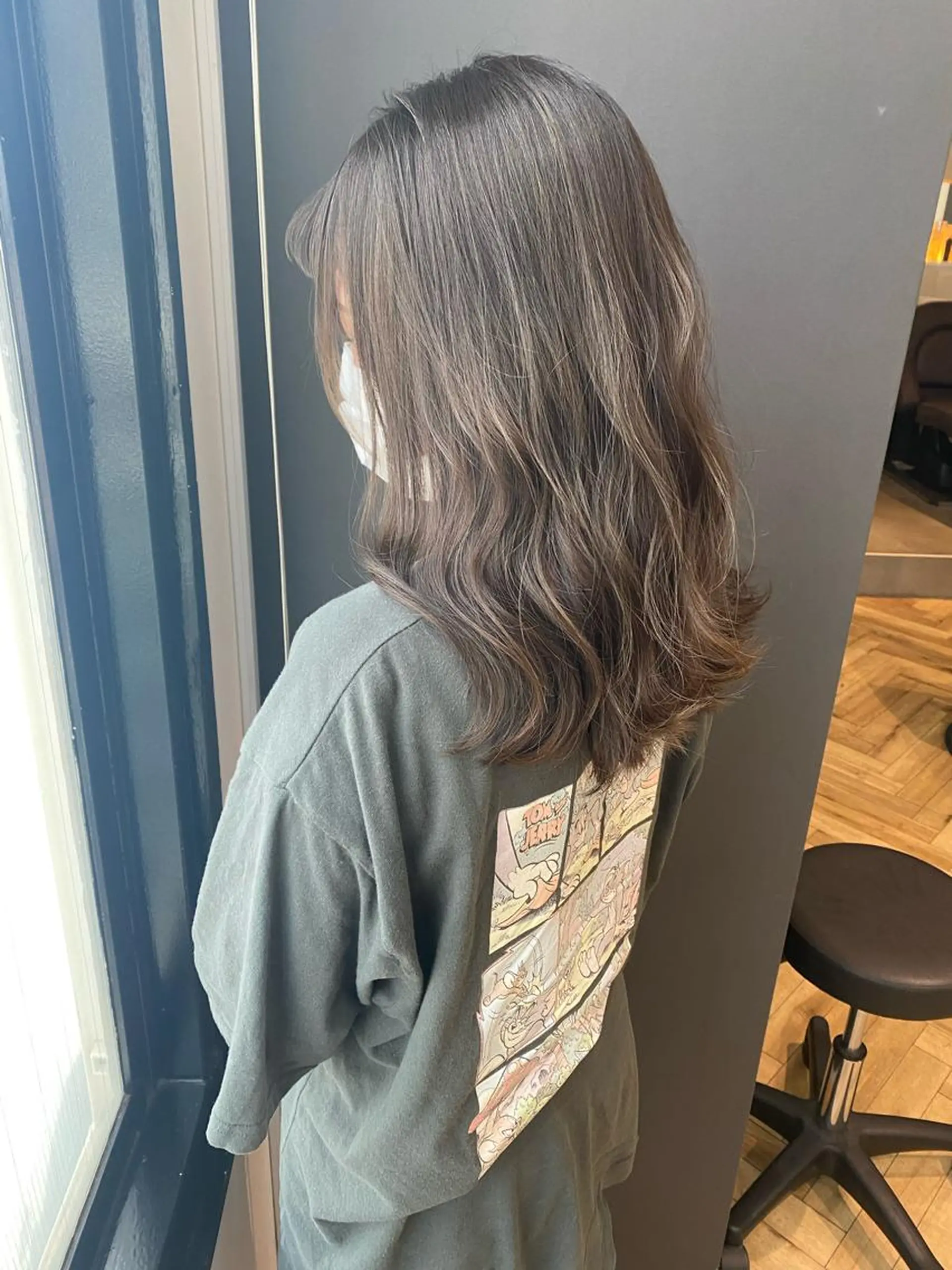 ミディアム カラー ハイライトカラー ハイライト YUNA ユウナのヘアスタイル