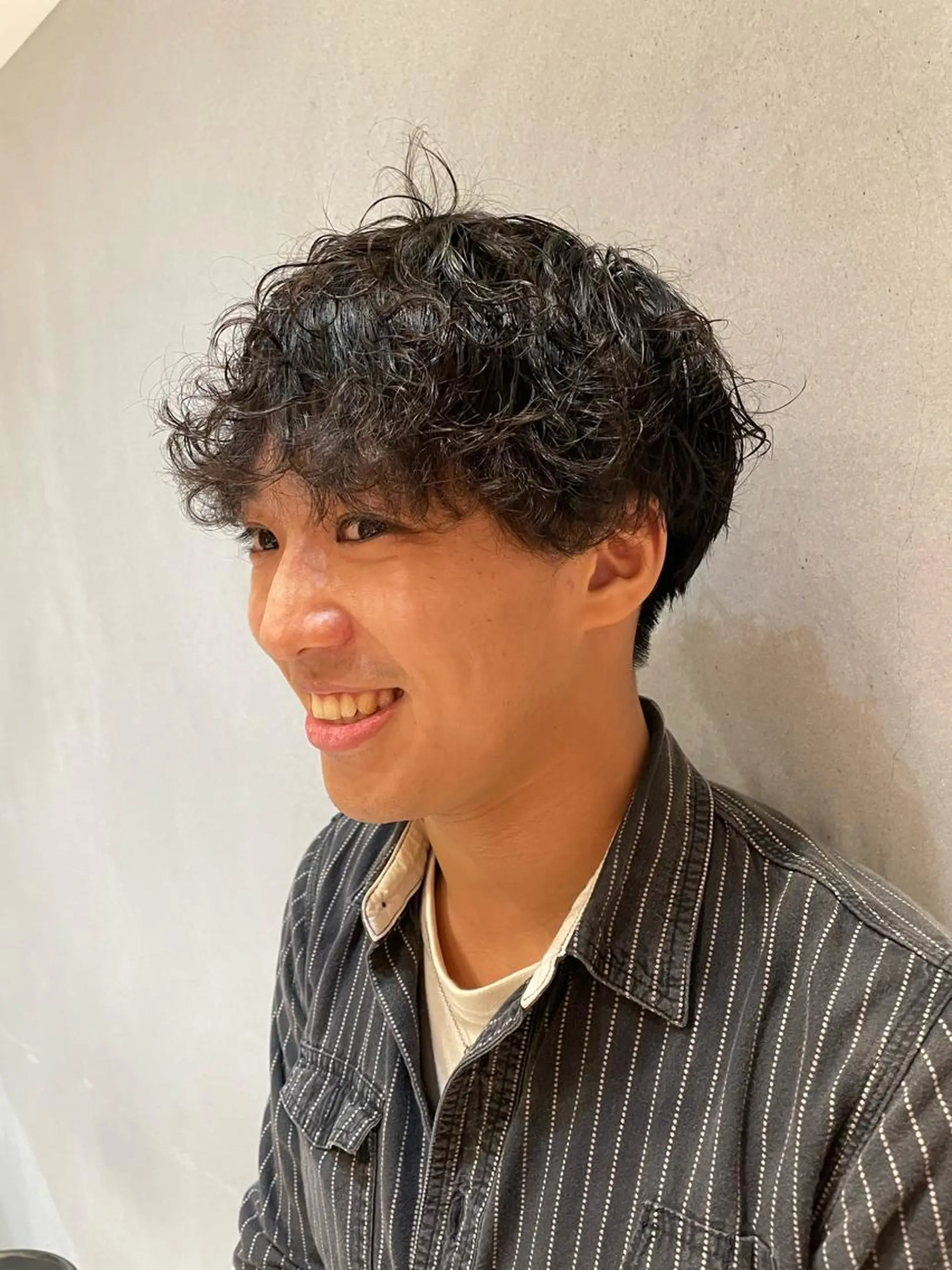 パーマ メンズ LEAPS adore都島店所属・みゆう 都島/透明感のヘアスタイル