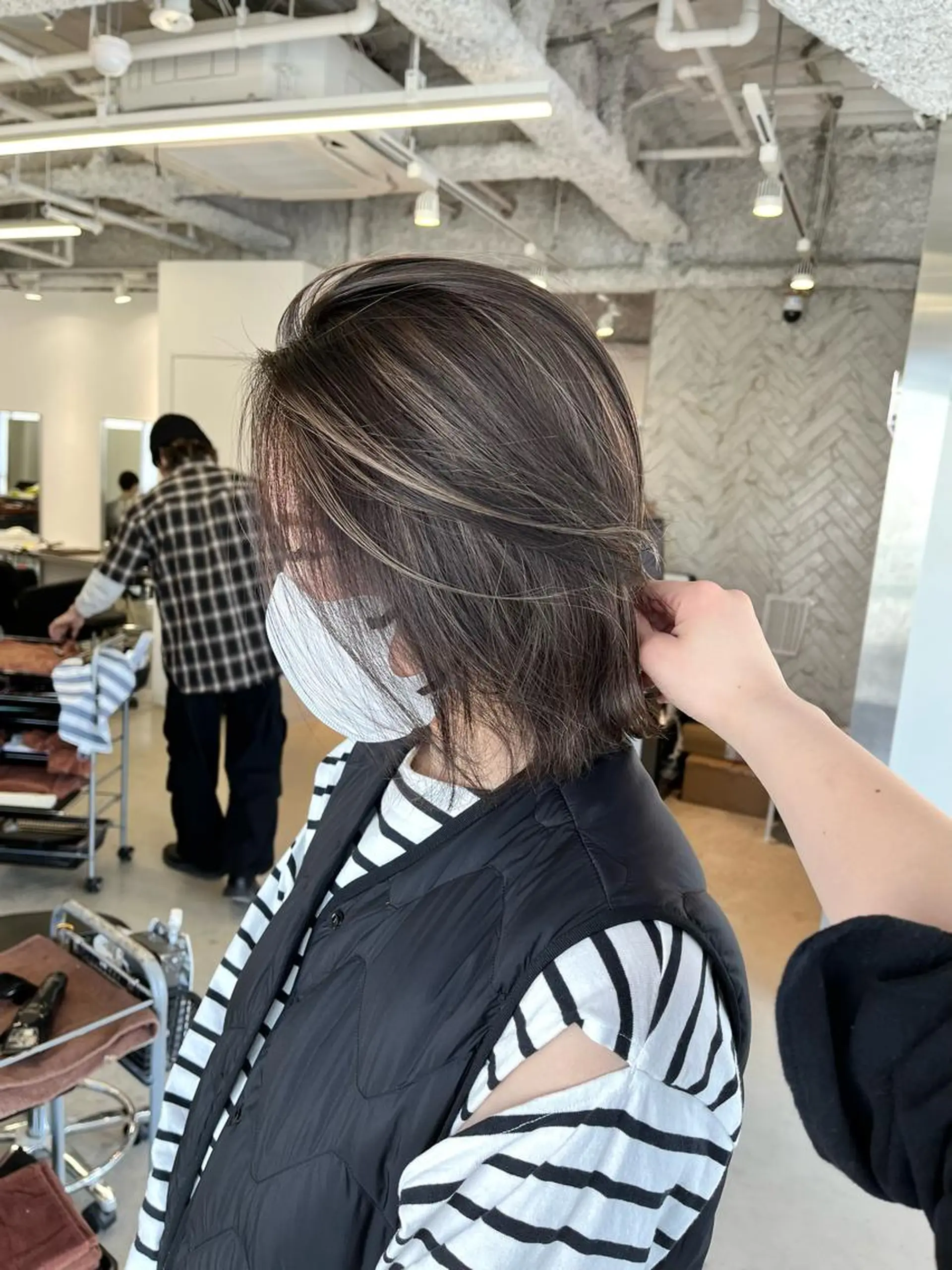 ショート karin💋海外風 ハイトーン/レイヤーのヘアスタイル