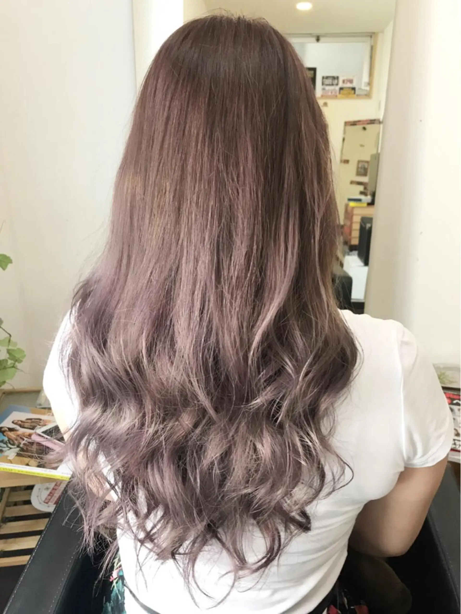ロング カラー グラデーションカラー バイオレットカラー 外国人風カラー BOBシークレット じょうじ⭐️成のヘアスタイル