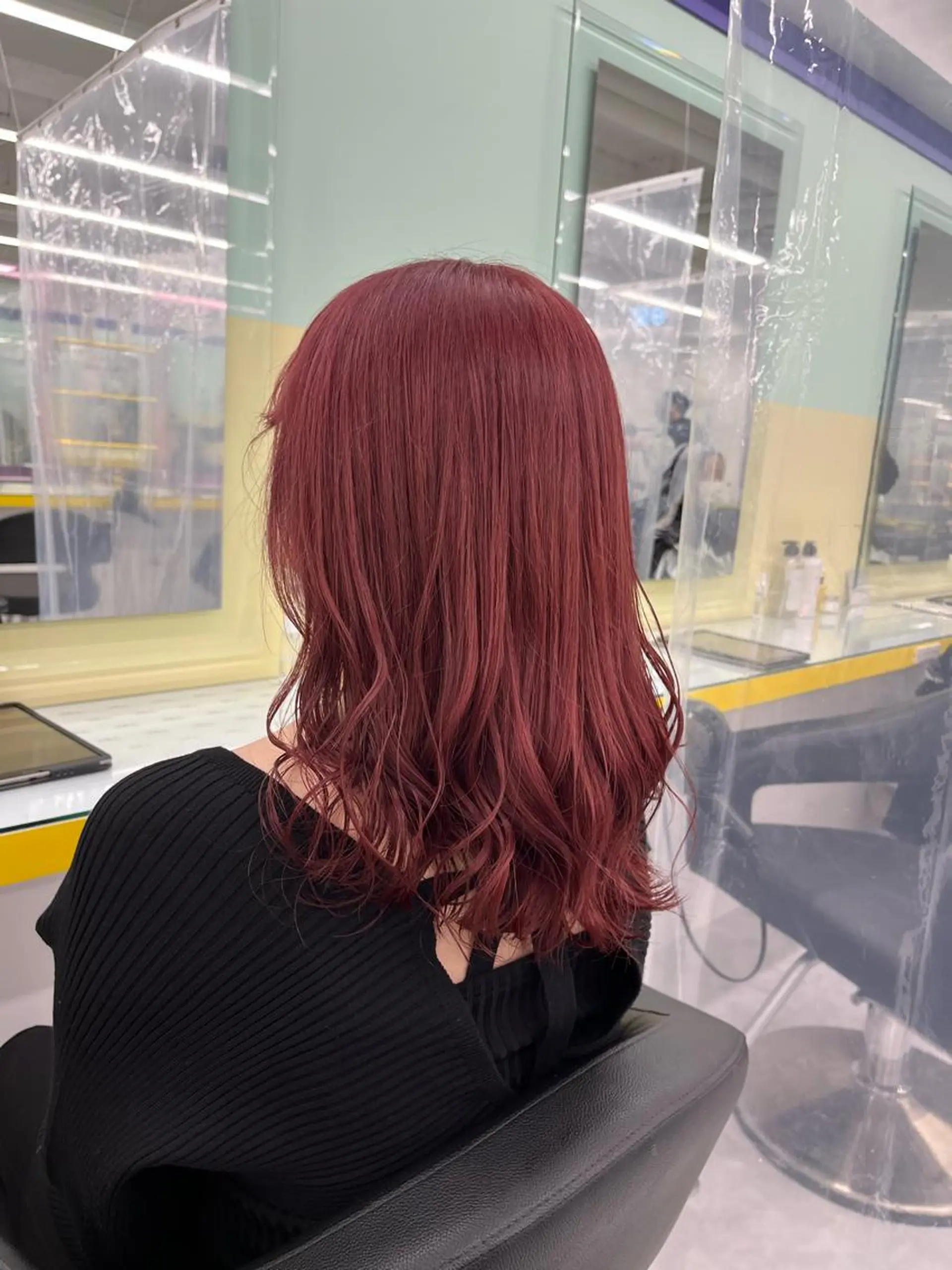 セミロング ヘアカラー トリートメント ヘッドスパ ヘアセット I S所属・🌿透明感カラー‪ 縮毛矯正✨かずきのヘアスタイル