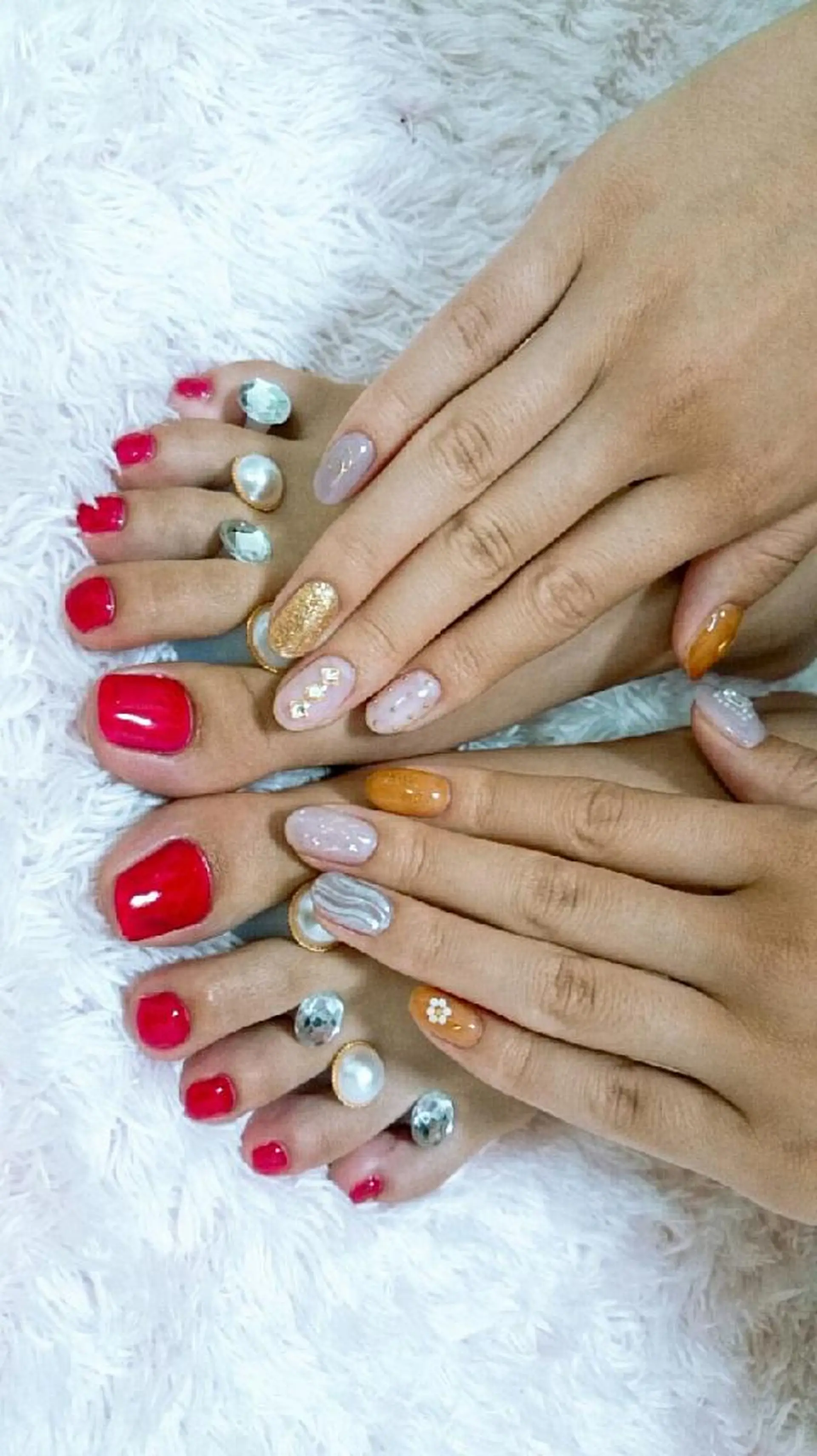 ネイル フットネイル JEWEL nailのネイルデザイン