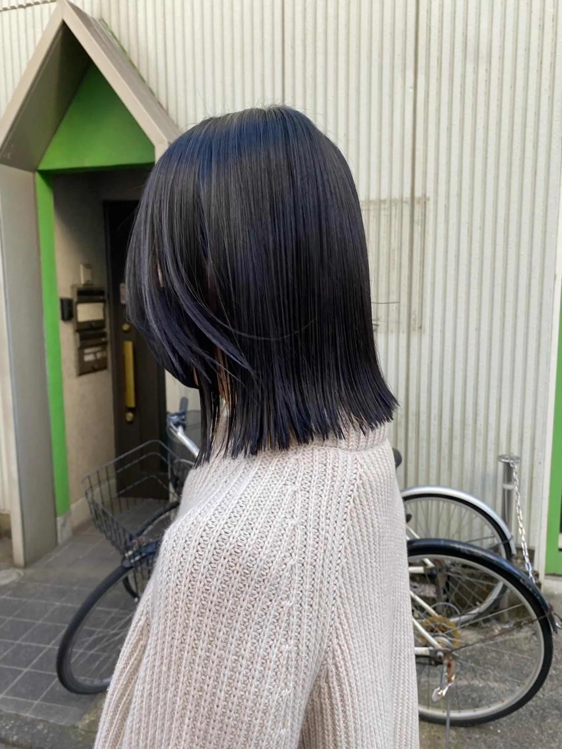 ミディアム カラー 切りっぱなしボブ ボブ カット ヘアカラー 西山梨々/ボブ/ ショート/レイヤーのヘアスタイル