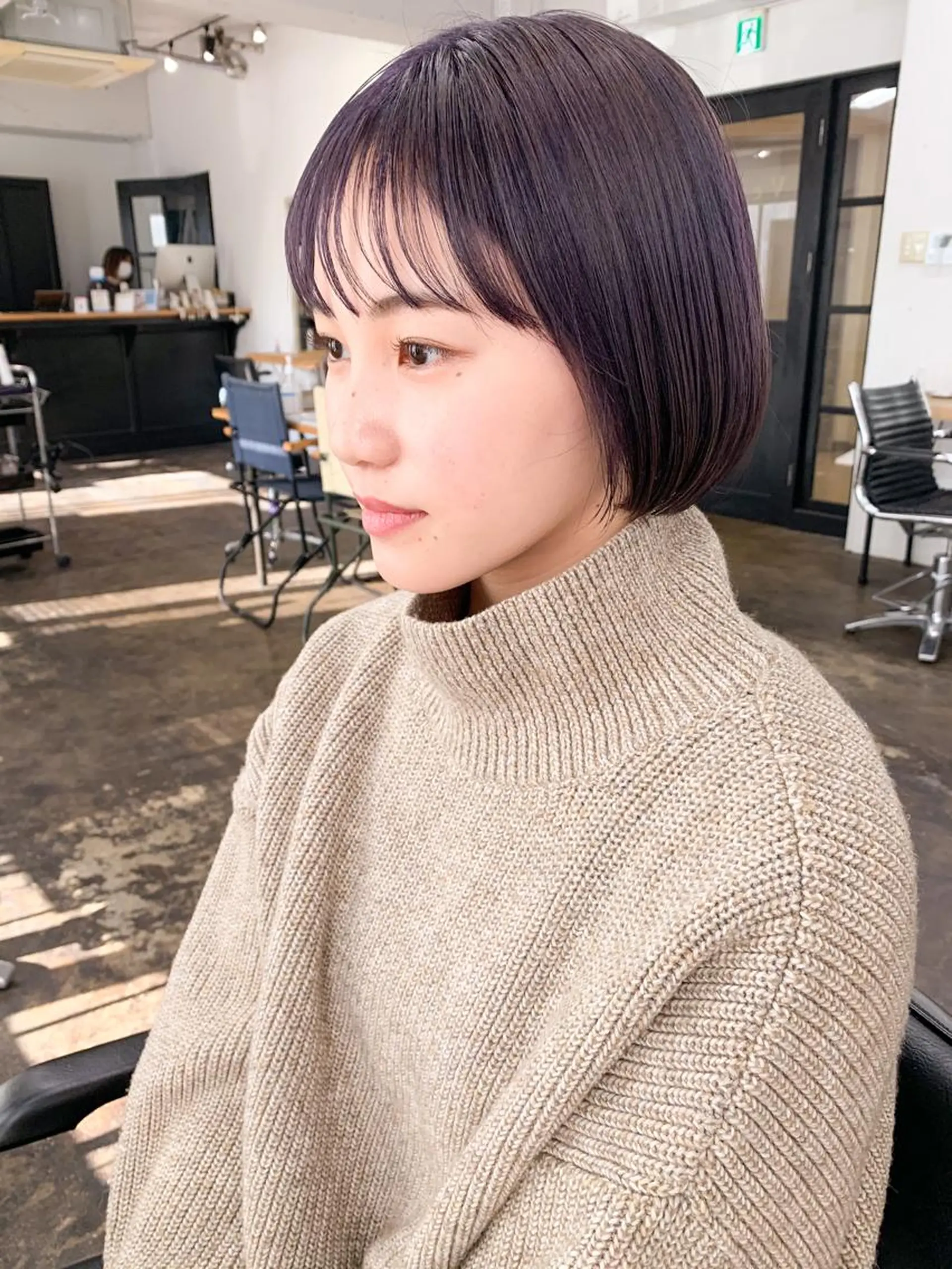 ショート カラー ハイトーンカラー バイオレットカラー chill所属・topstylist fukudaのその他イメージ