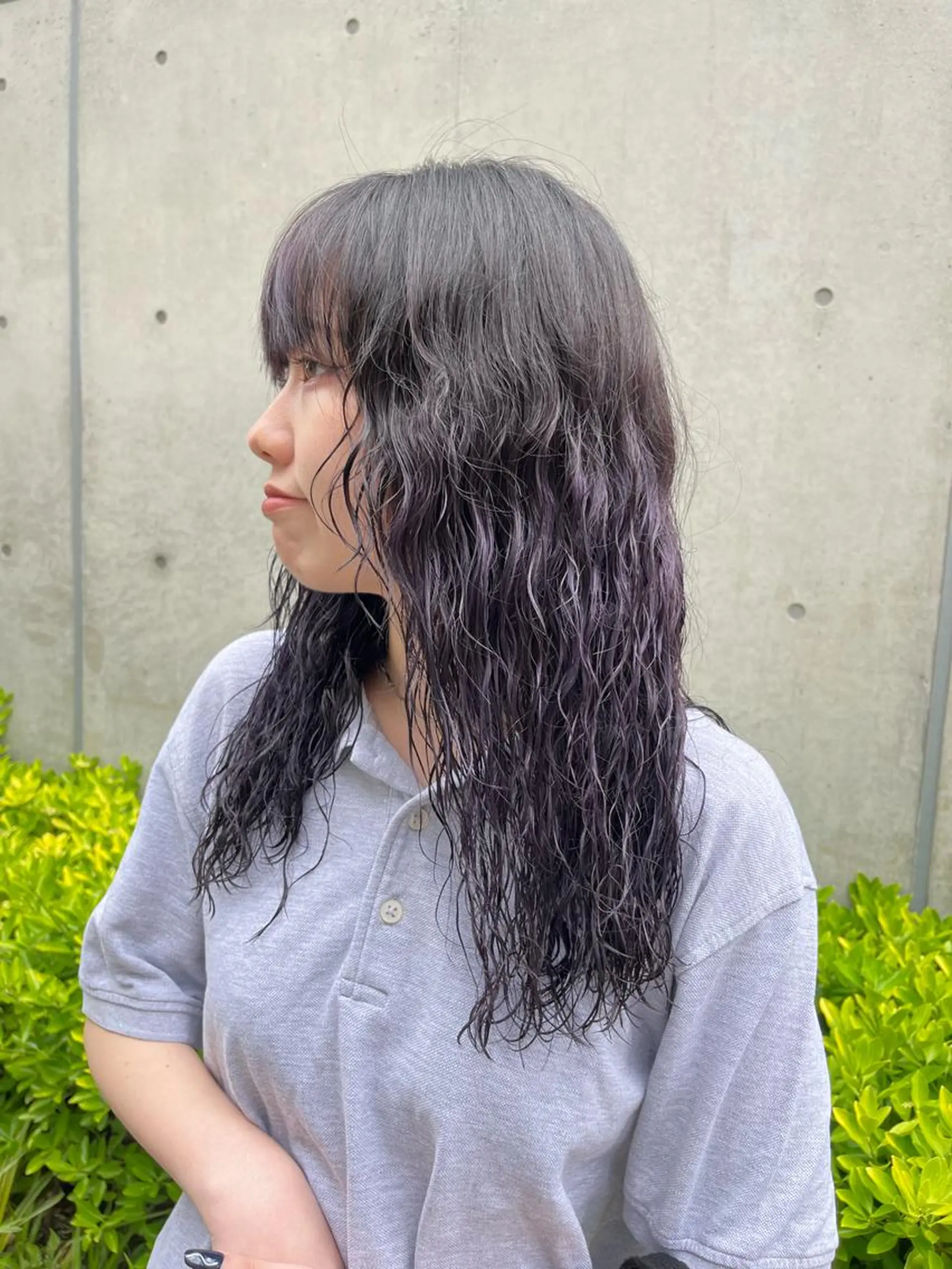 カラー ブリーチ こまつばらみお/レイ ヤー/ダブルカラーのヘアスタイル