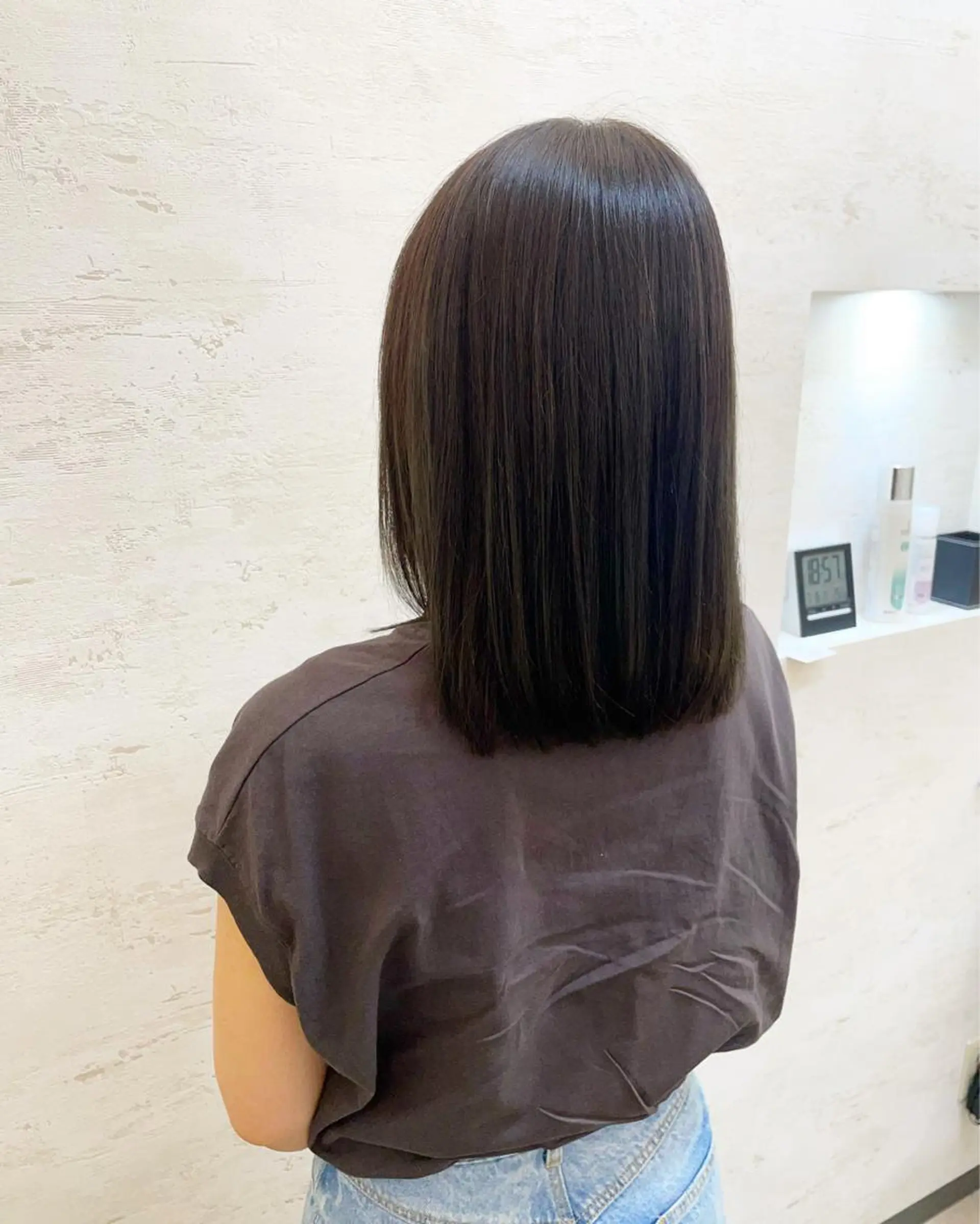 ミディアム カット トリートメント 高橋 芽衣のヘアスタイル